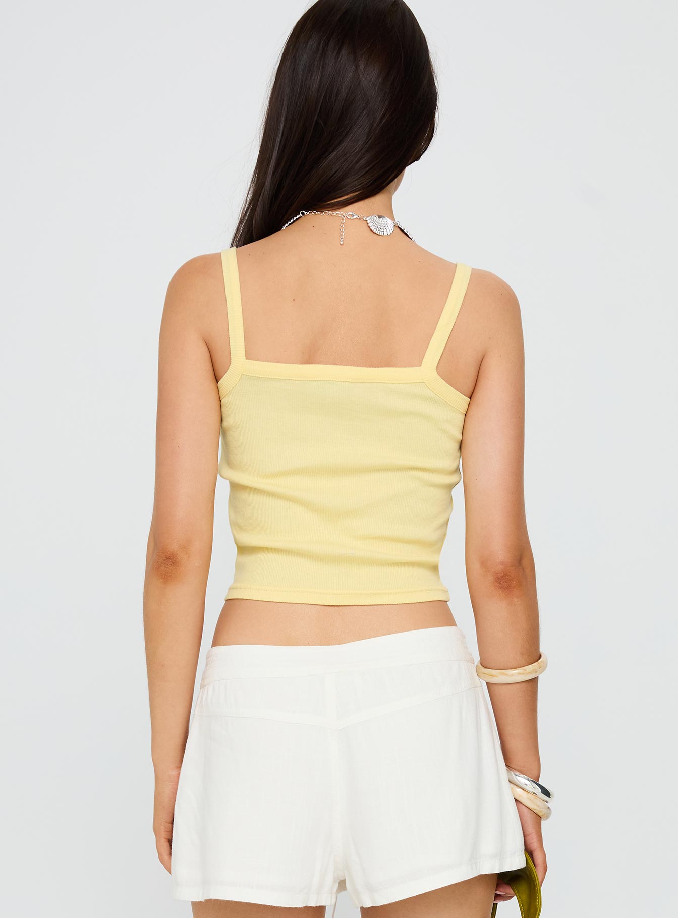 Seashore Shells Graphic Tank Yellow - Image 5