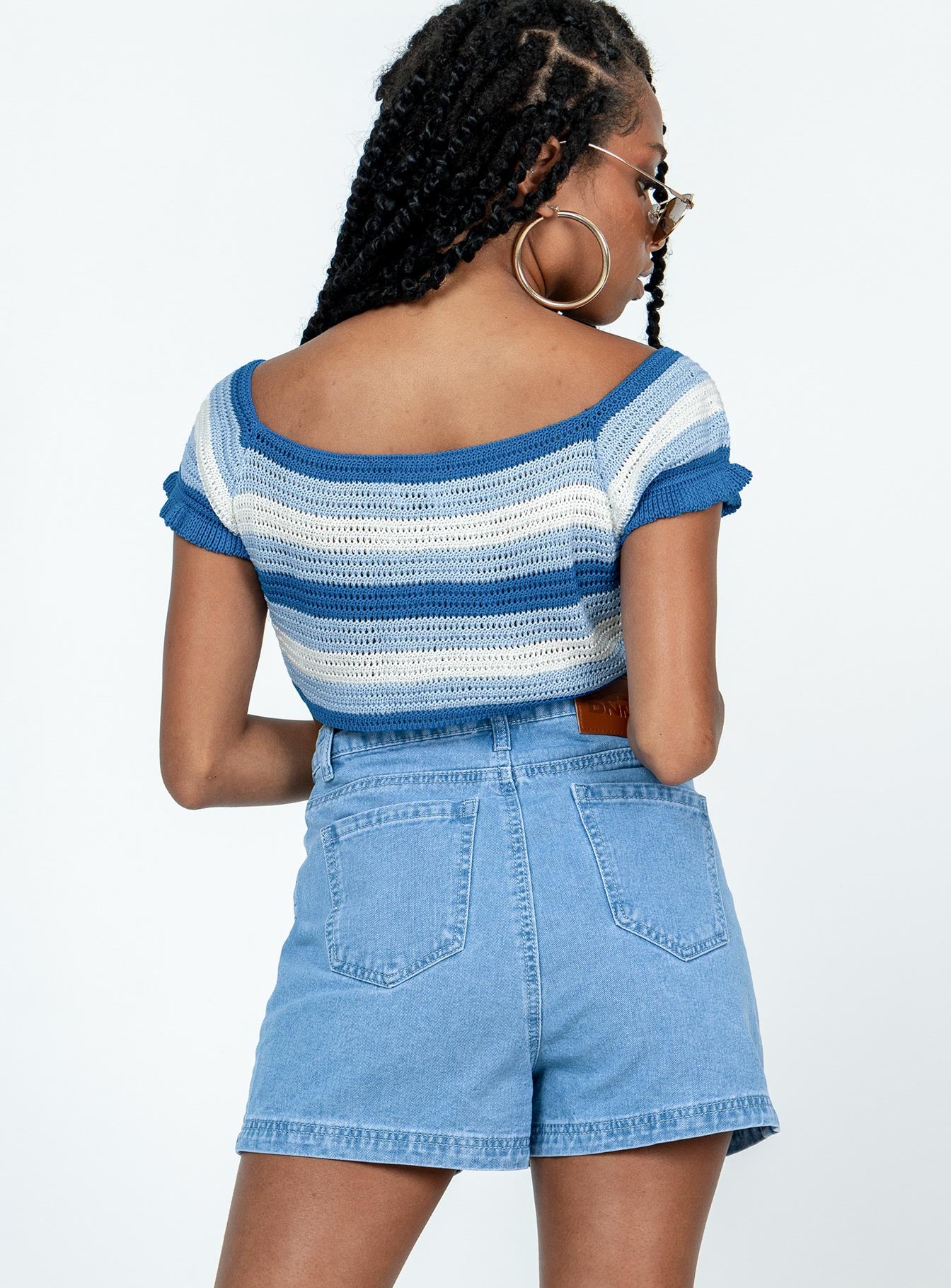 Dora Denim Shorts Denim - Image 5