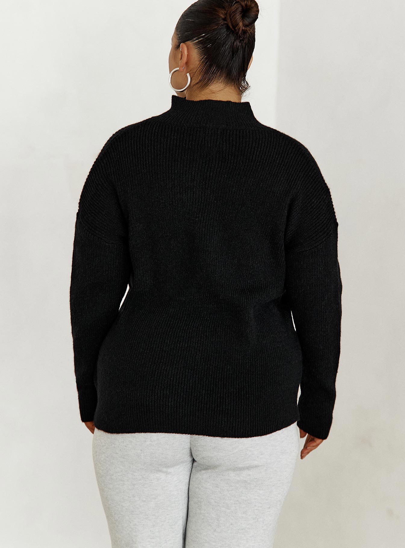 Bessy Knit Sweater Black Curve - Image 4