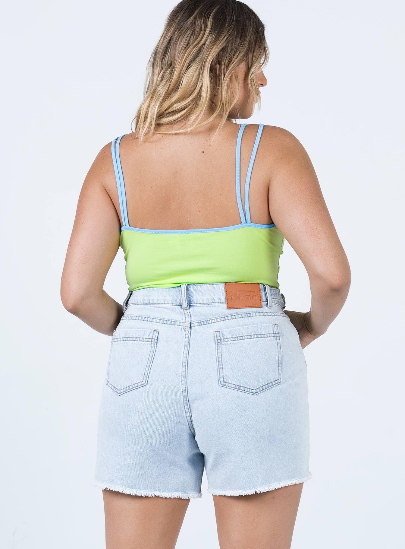 Bermuda Waist Adjustor Denim Shorts - Image 4