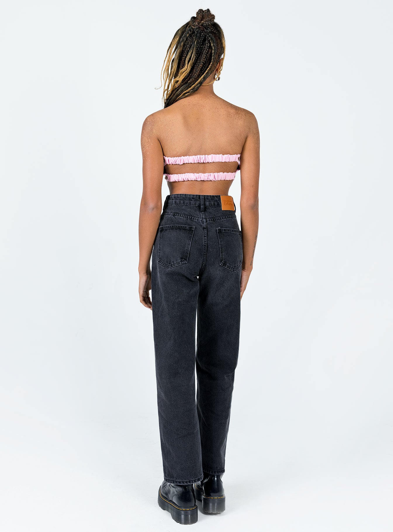 Henley Denim Jeans Black - Image 4