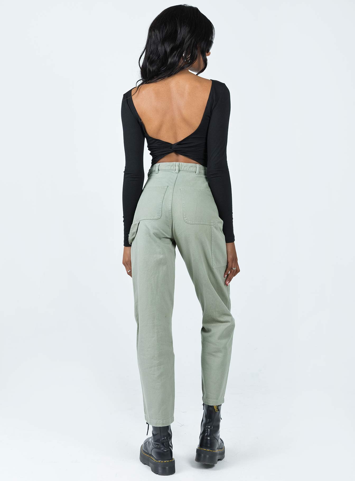 Dropouts Cargo Pants Green - Image 4