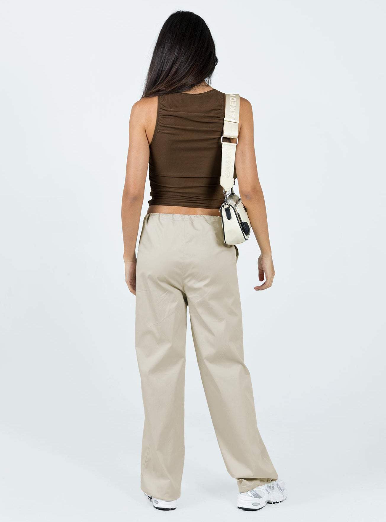 Connels Parachute Pants Beige - Image 4