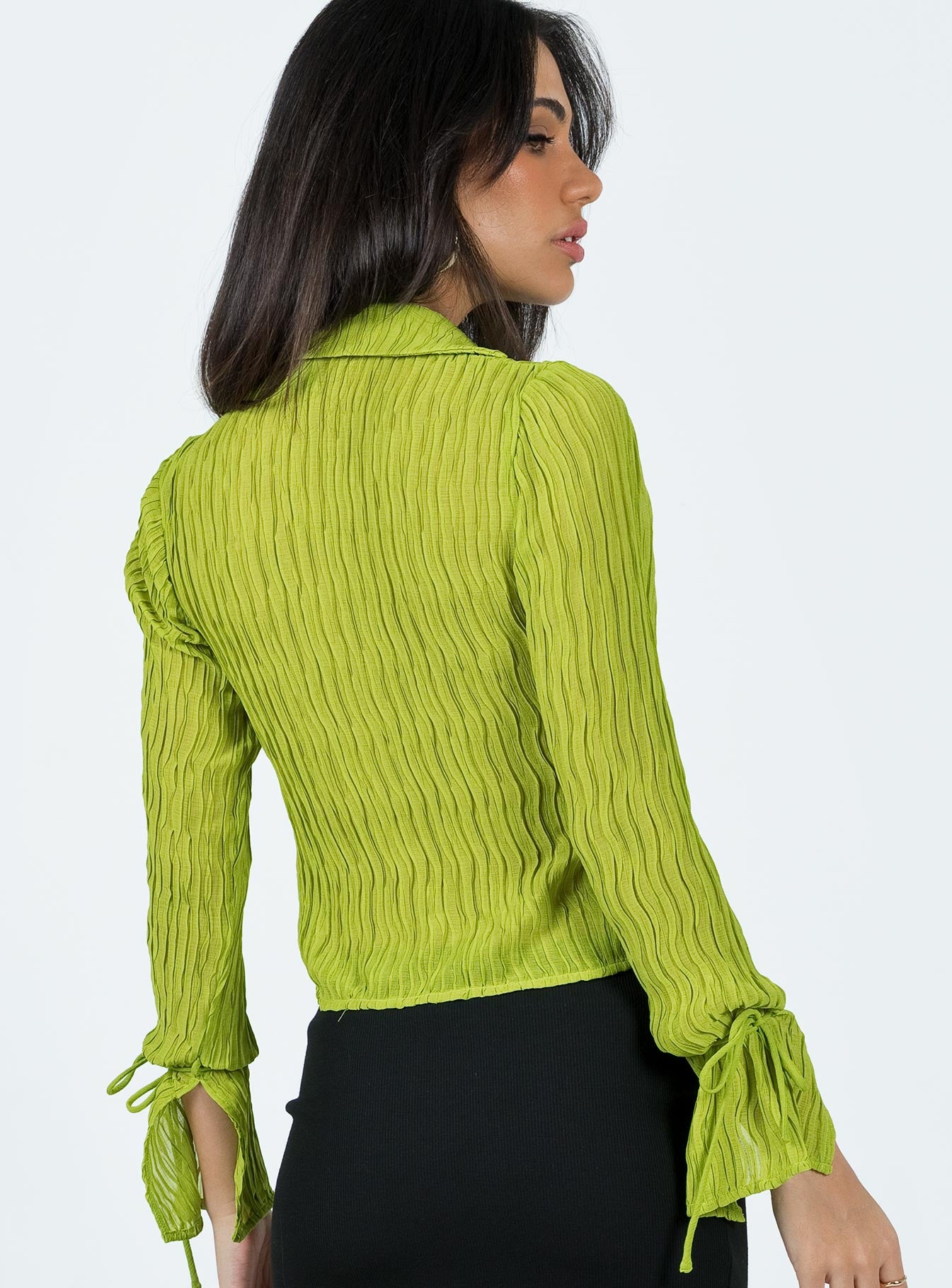 Aluna Shirt Green - Image 5