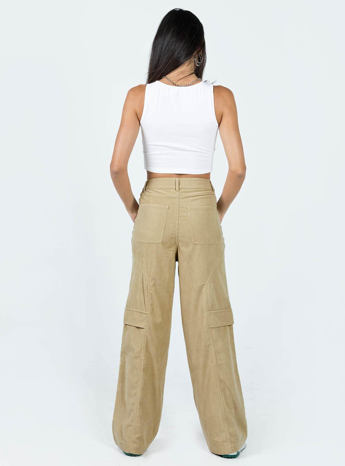 City Loop Cord Pants Beige - Image 4