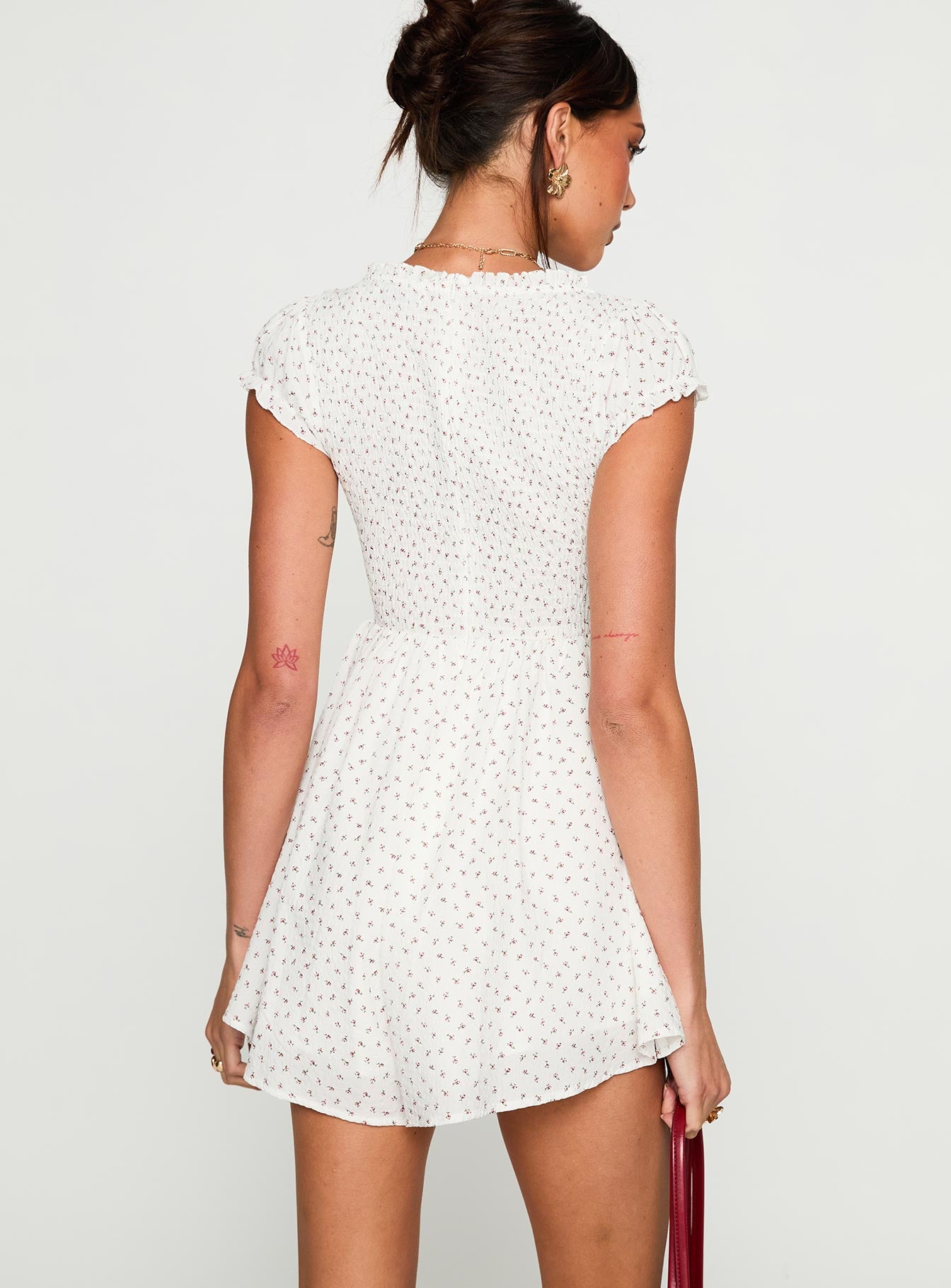 Sweet Talk Playsuit White Floral - Image 5