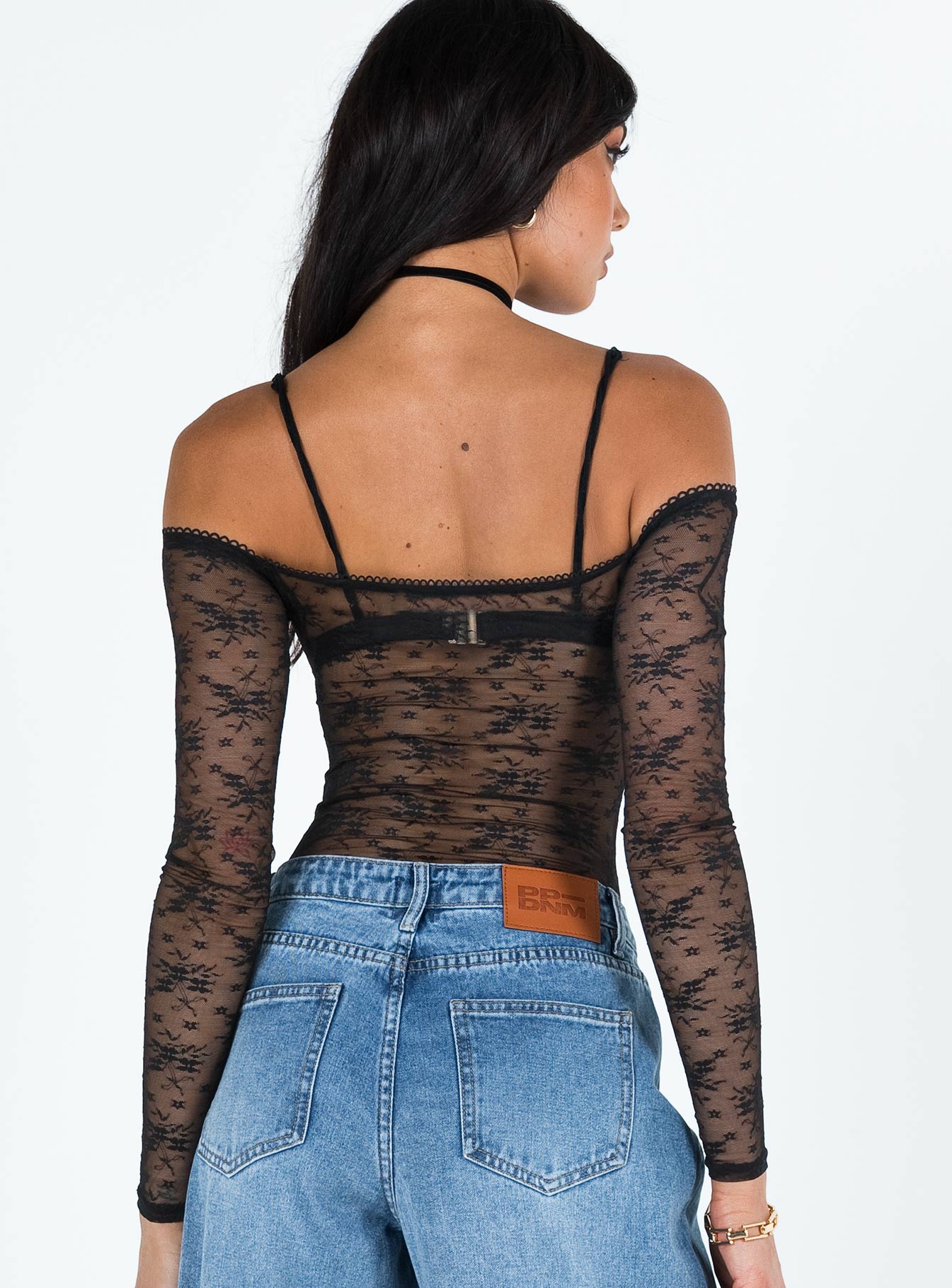 Mademoiselle Bodysuit Black - Image 5