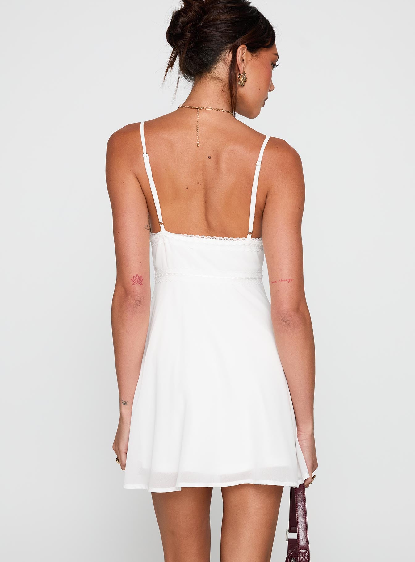 Pure Joy Mini Dress White - Image 5