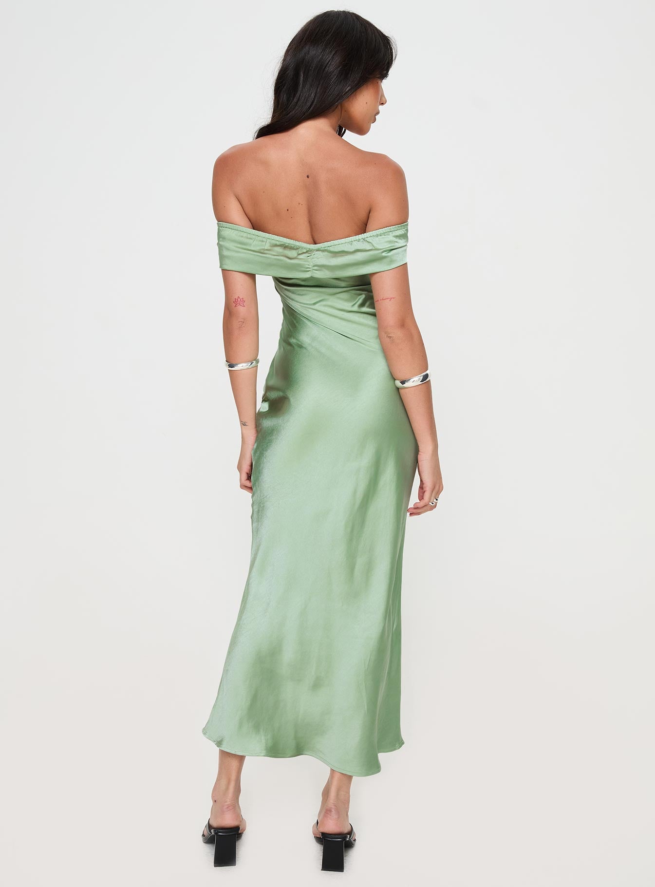 Sadee Maxi Dress Sage - Image 5