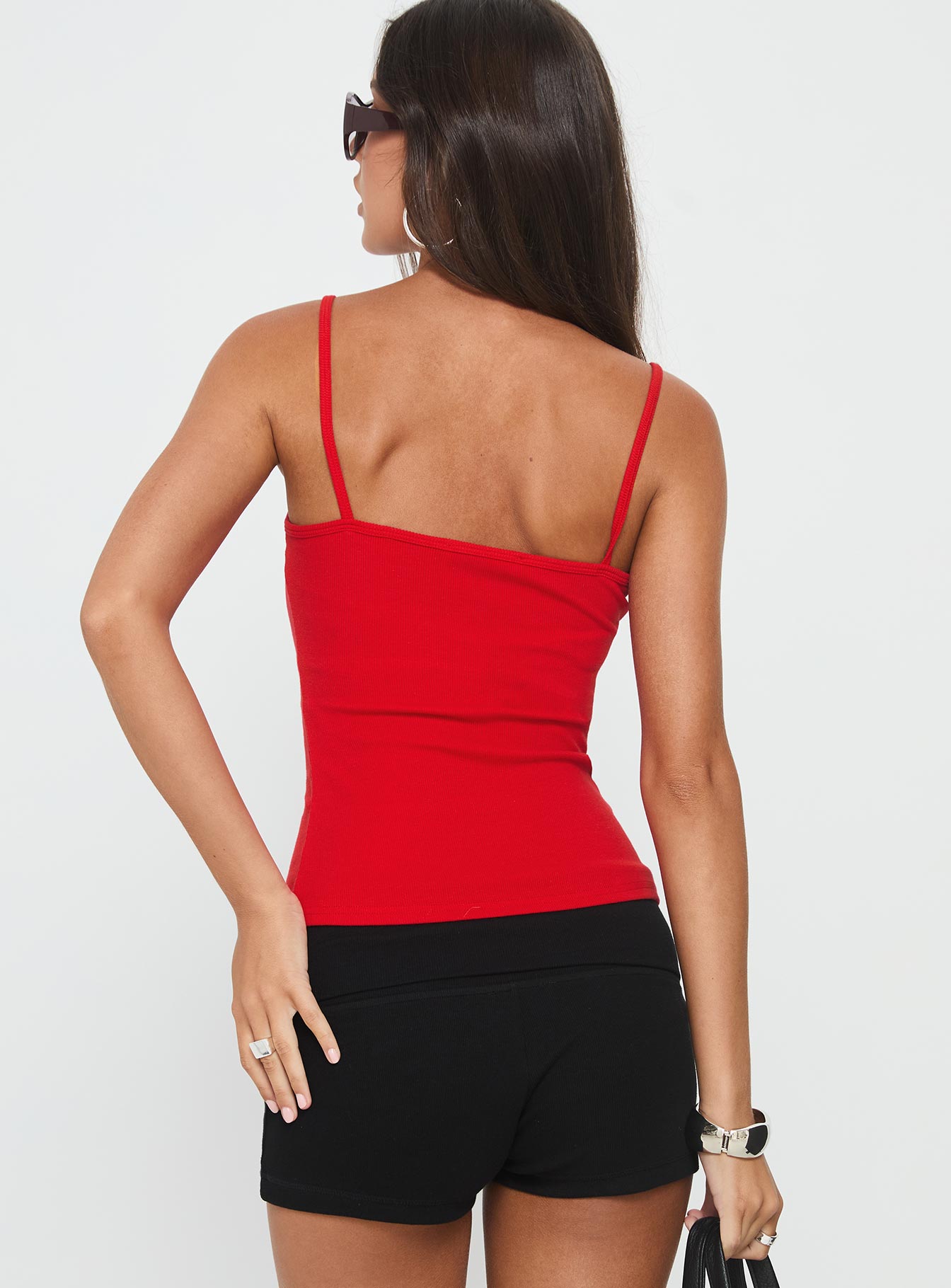 Baseline Longline Tank Top Red - Image 5
