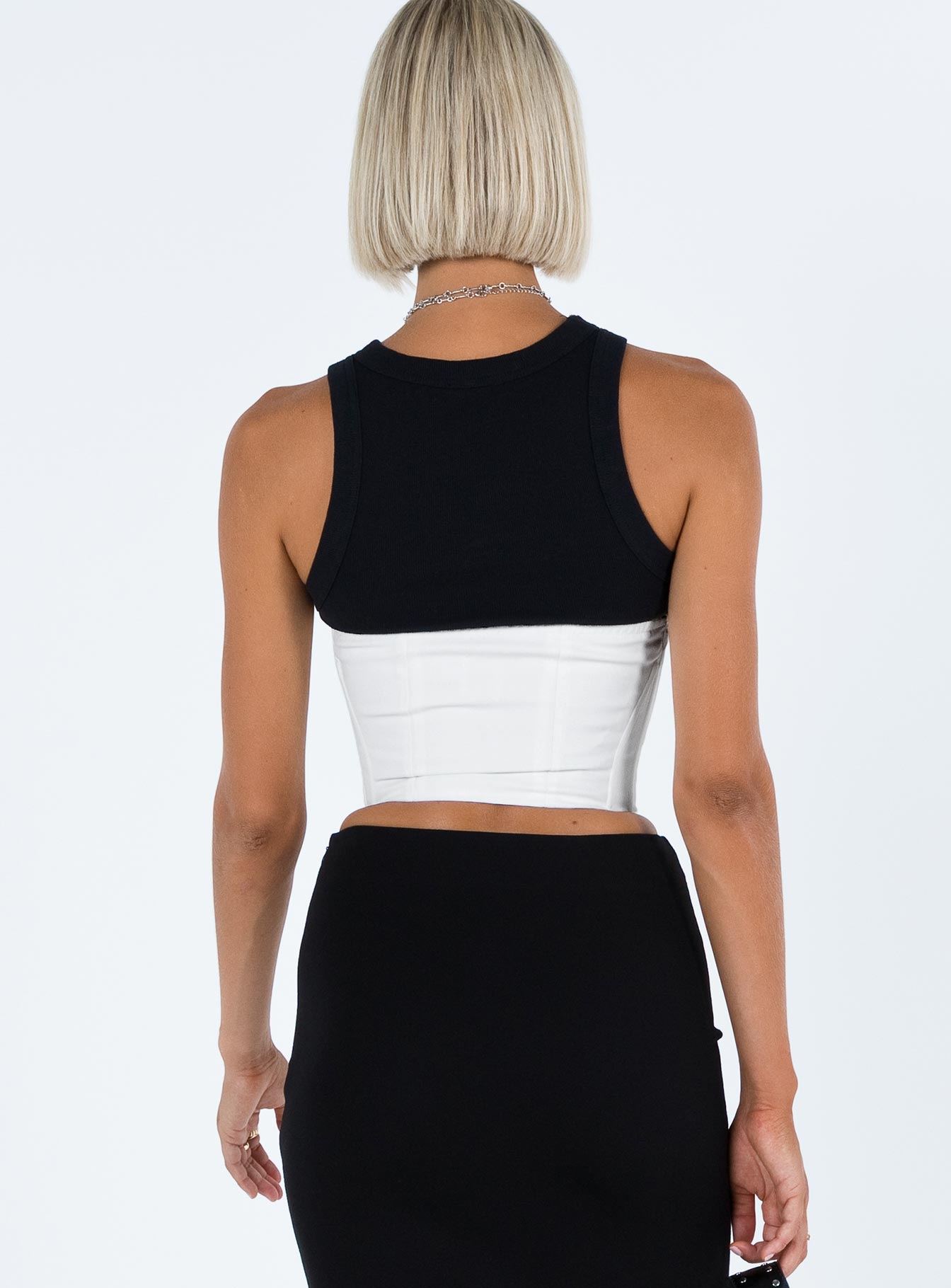 Rosina Underbust Corset White - Image 5