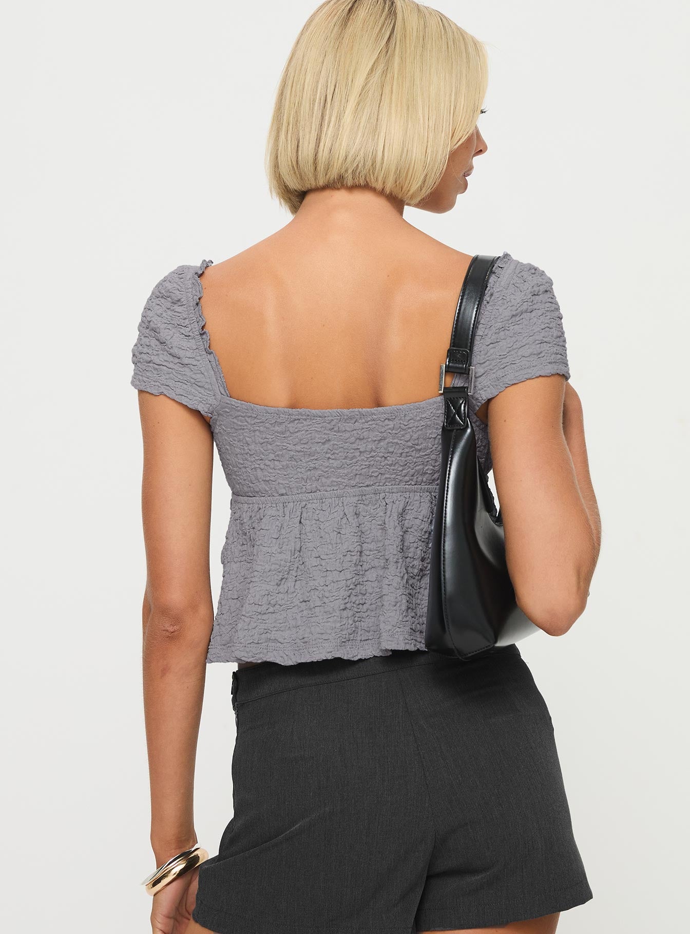 Kellan Cap Sleeve Top Blue - Image 5