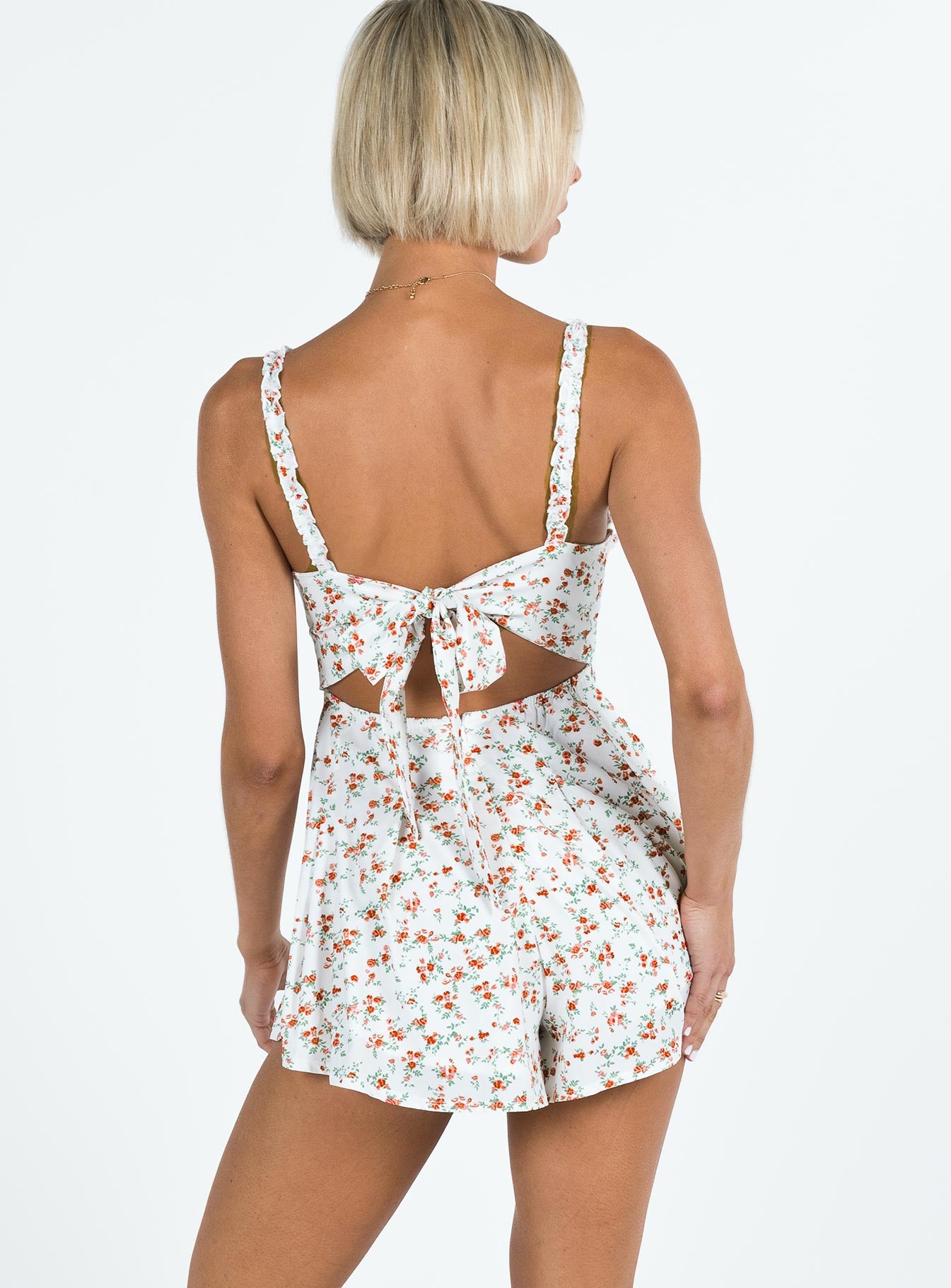 Thunderclouds Romper Pink Floral - Image 5