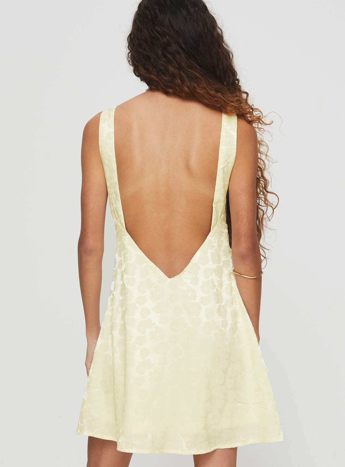 Life In Peace Mini Dress Cream - Image 5