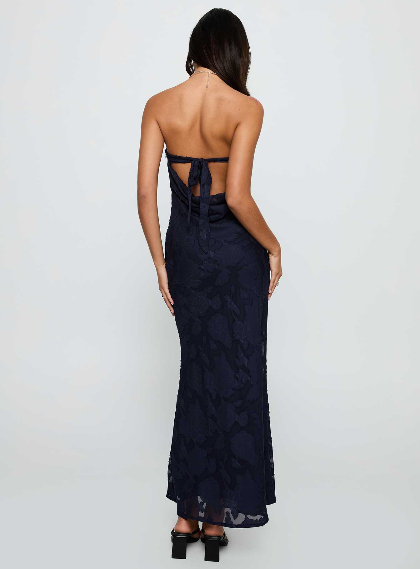 Haley Maxi Dress Navy - Image 4