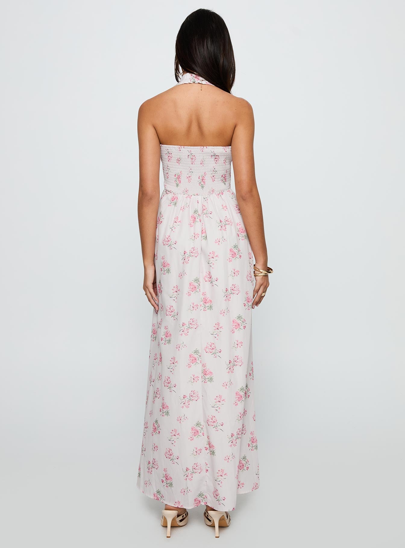 Sunfields Halter Maxi Dress Multi - Image 4