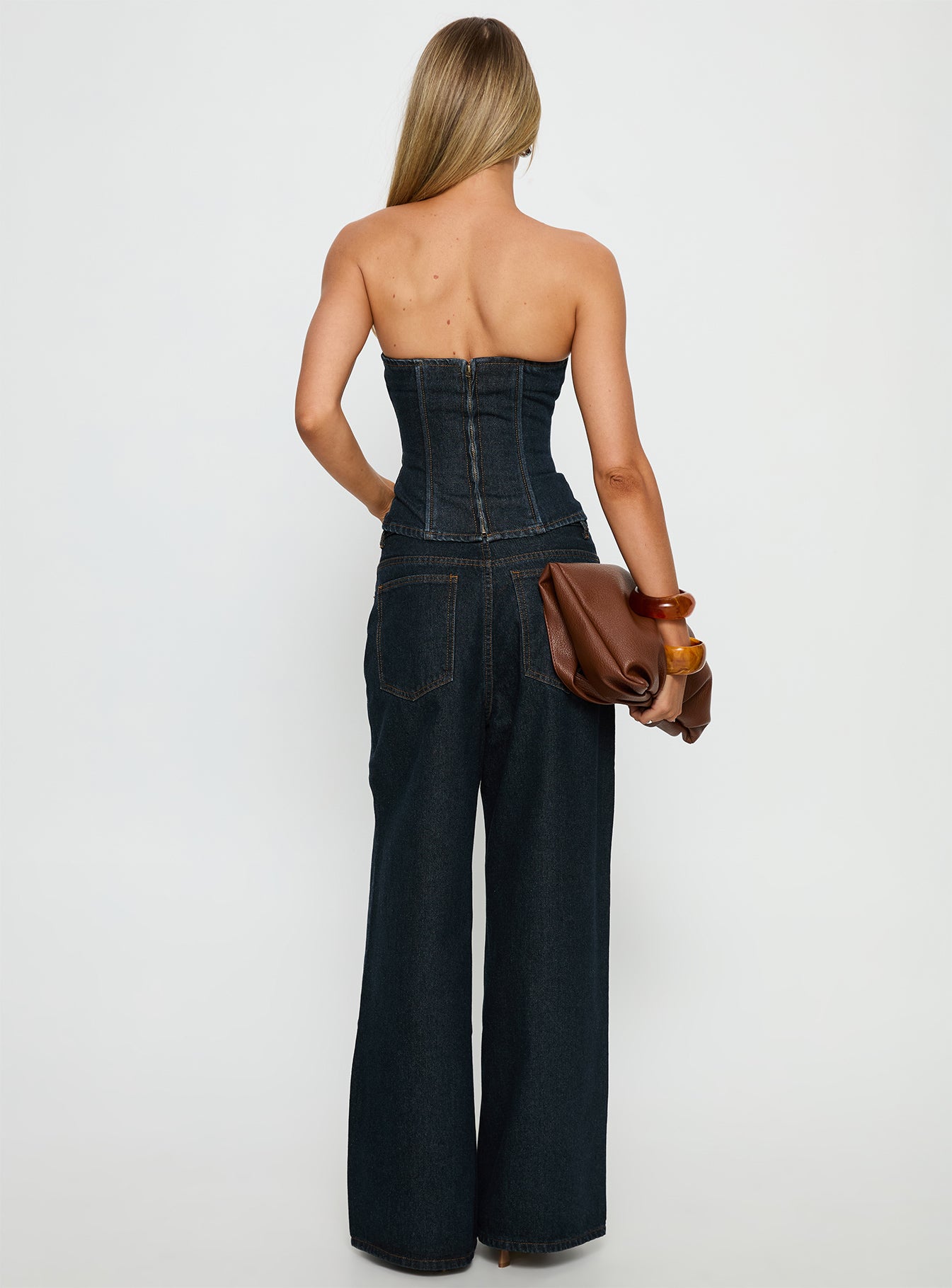 Blue Crush Low Rise Wide Leg Jeans Indigo - Image 6