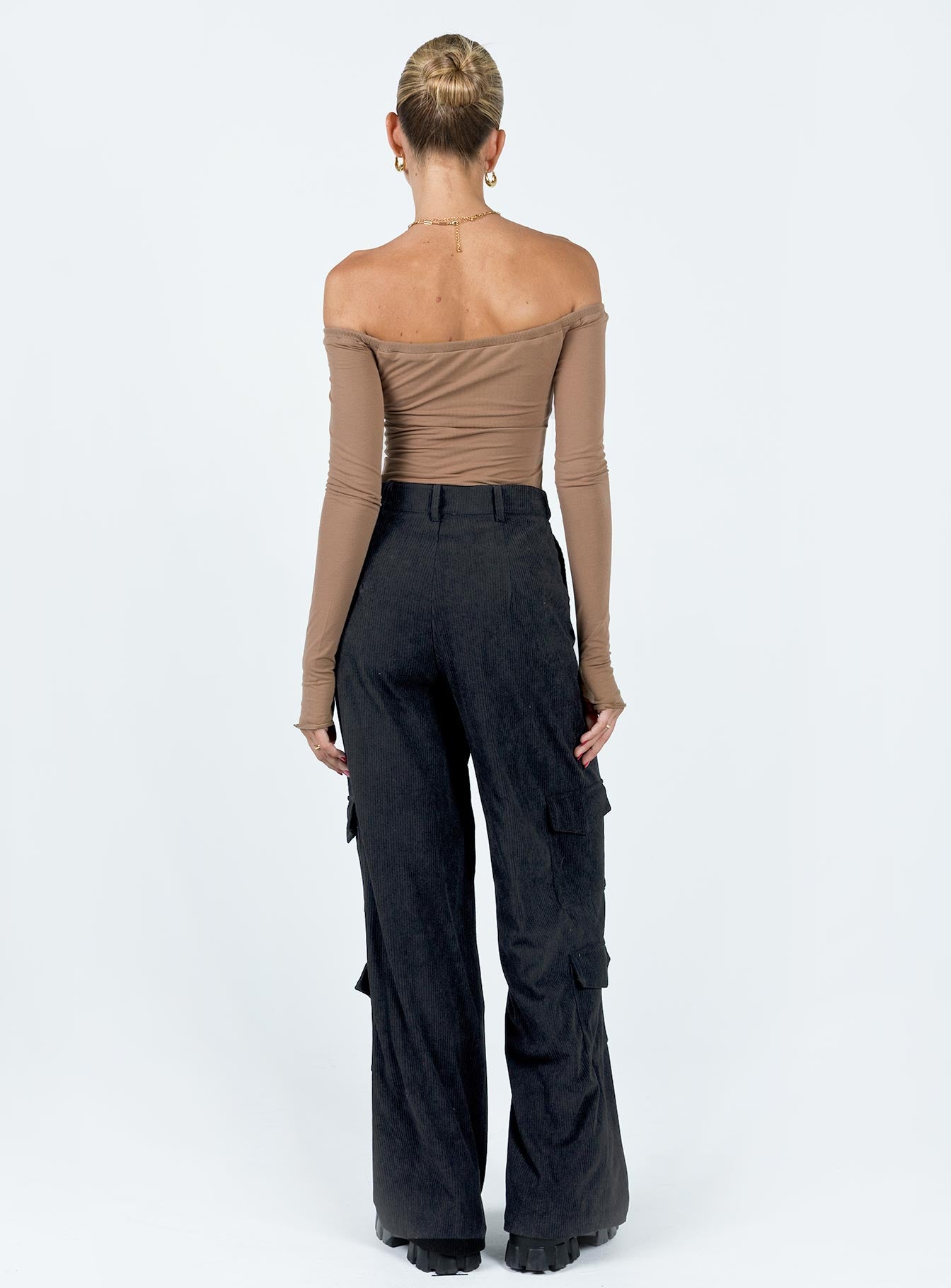 Bando Cargo Pants Black - Image 5