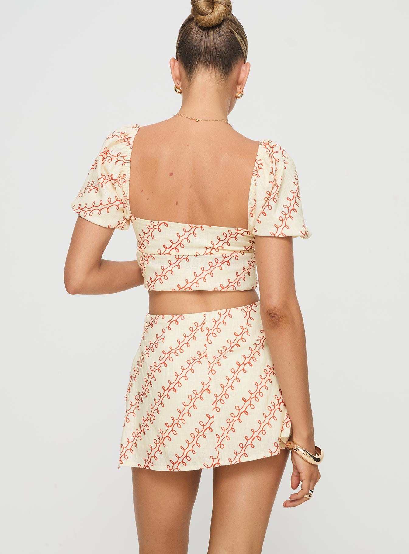 Adios Linen Blend Skort Multi - Image 5