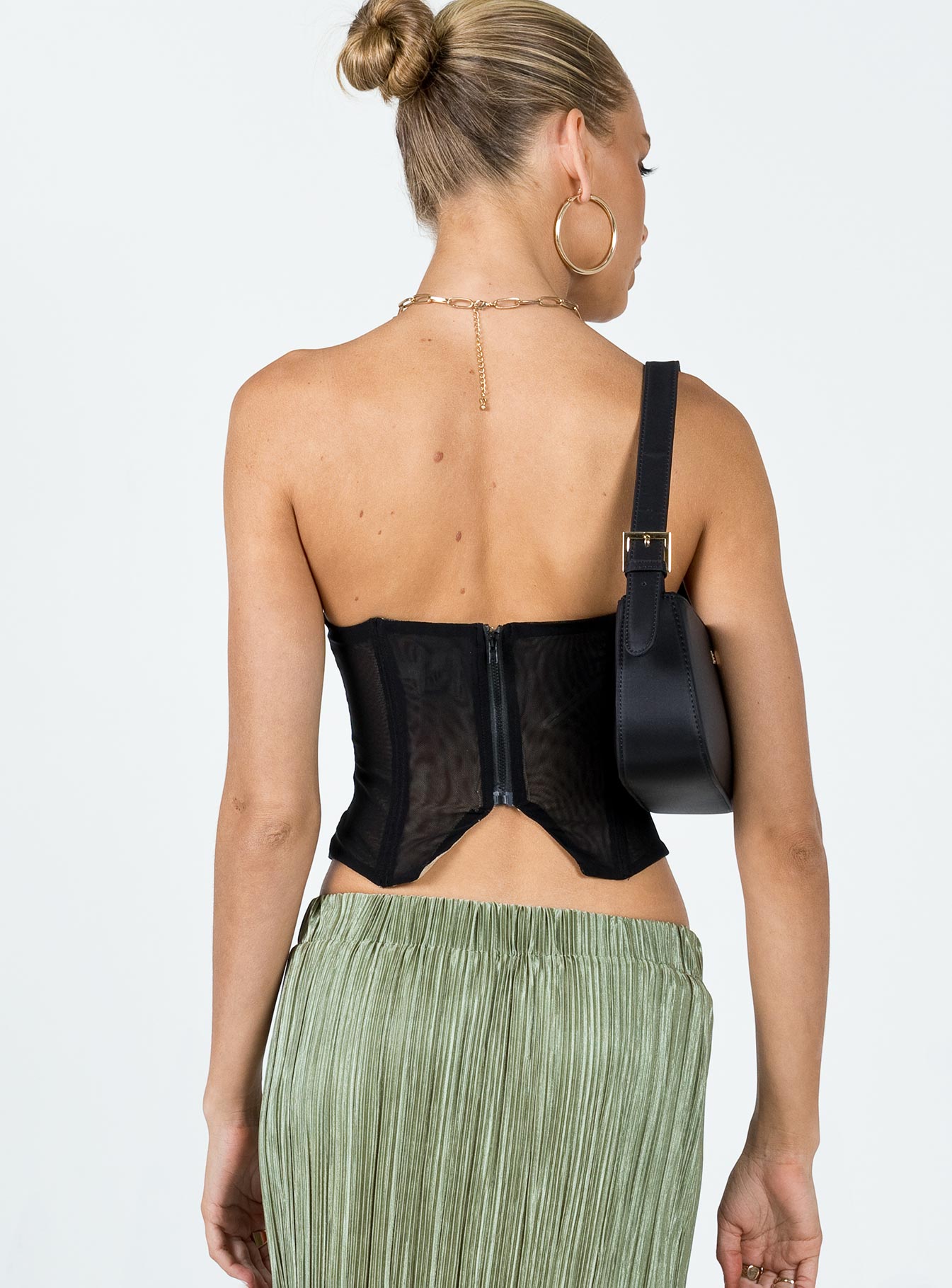 Azriel Strapless Bustier Black Low Impact - Image 5