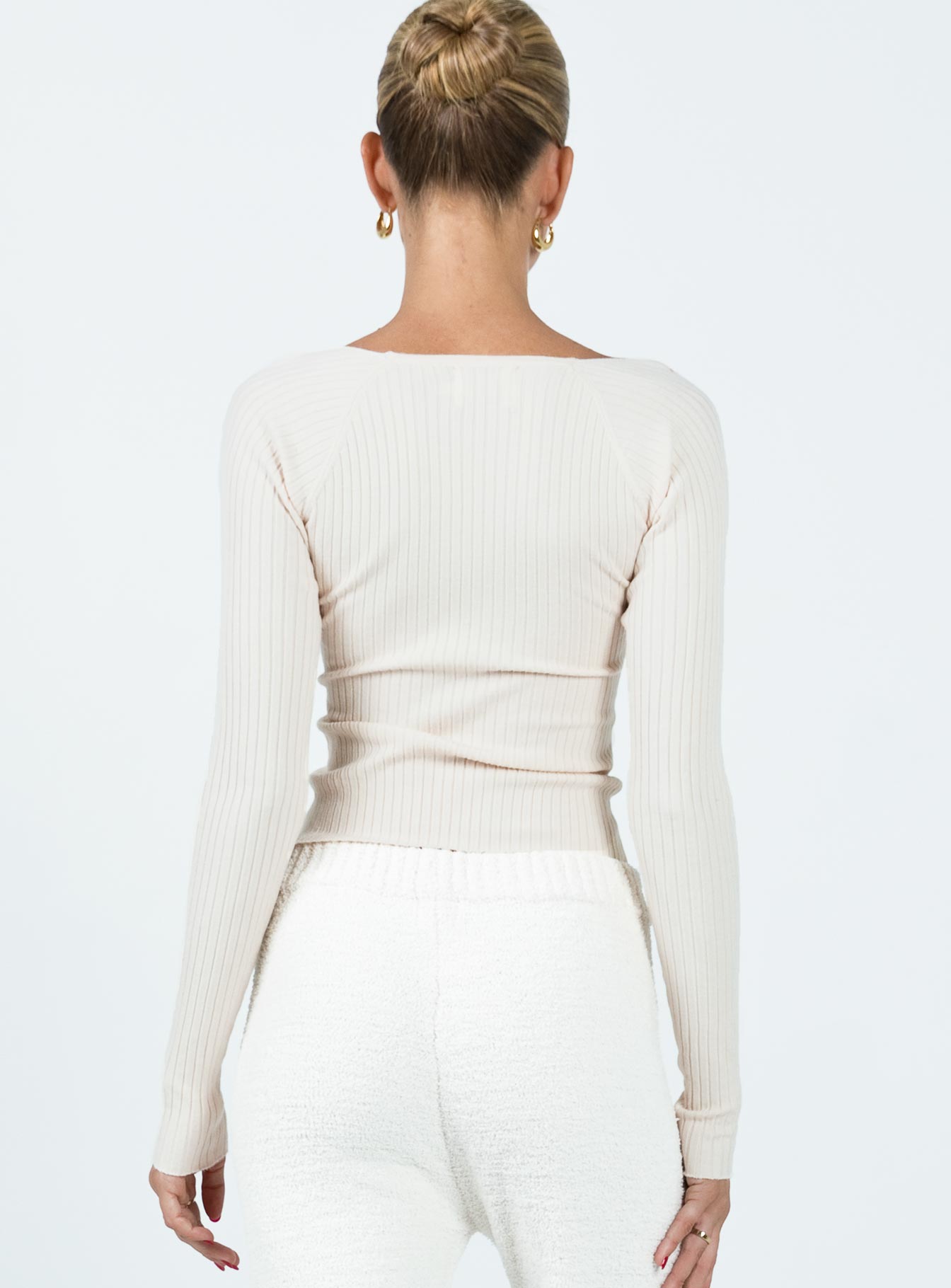 Mavins Long Sleeve Top Beige - Image 5