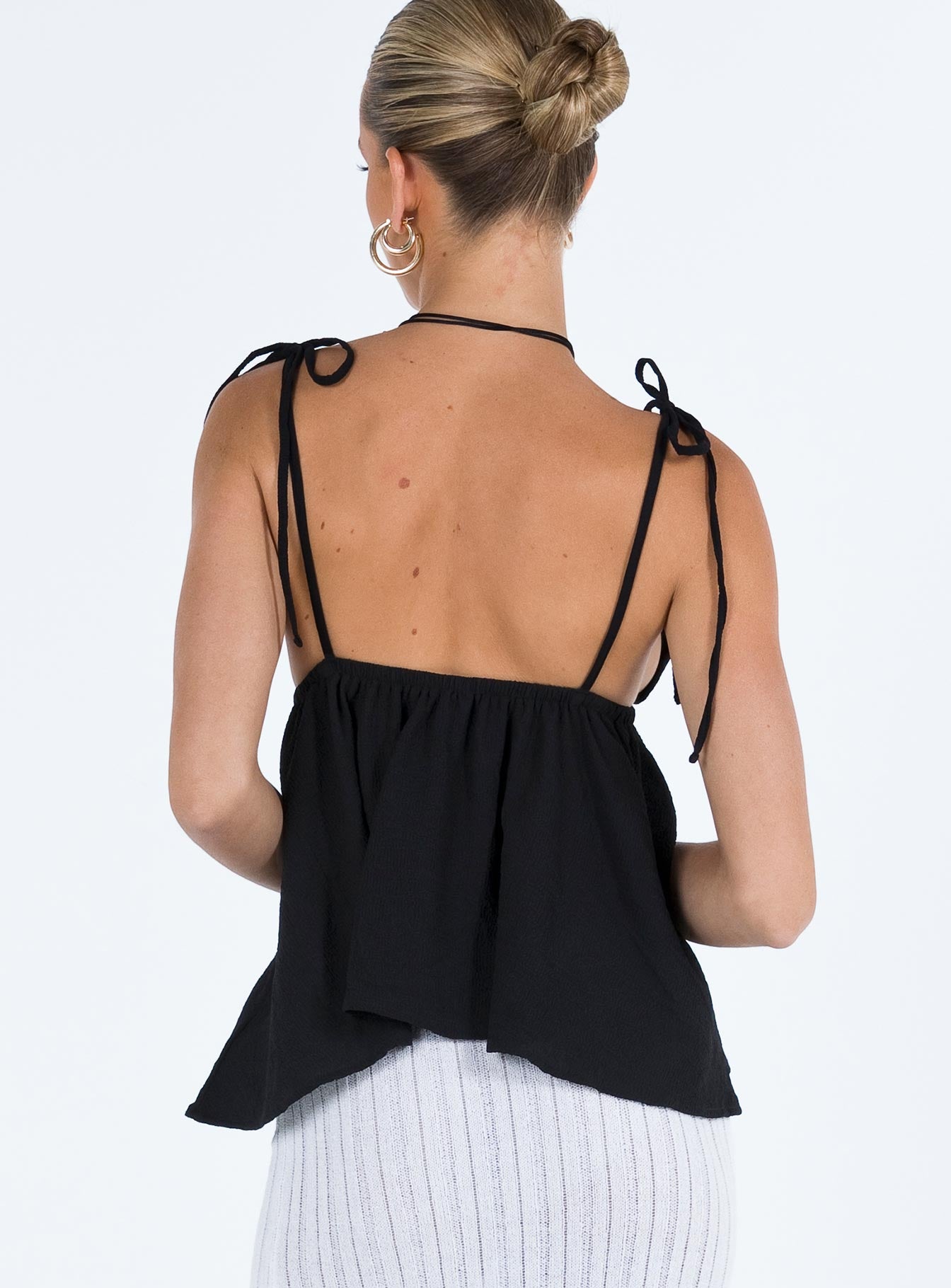 Hearts Flutter Top Black Lower Impact - Image 5