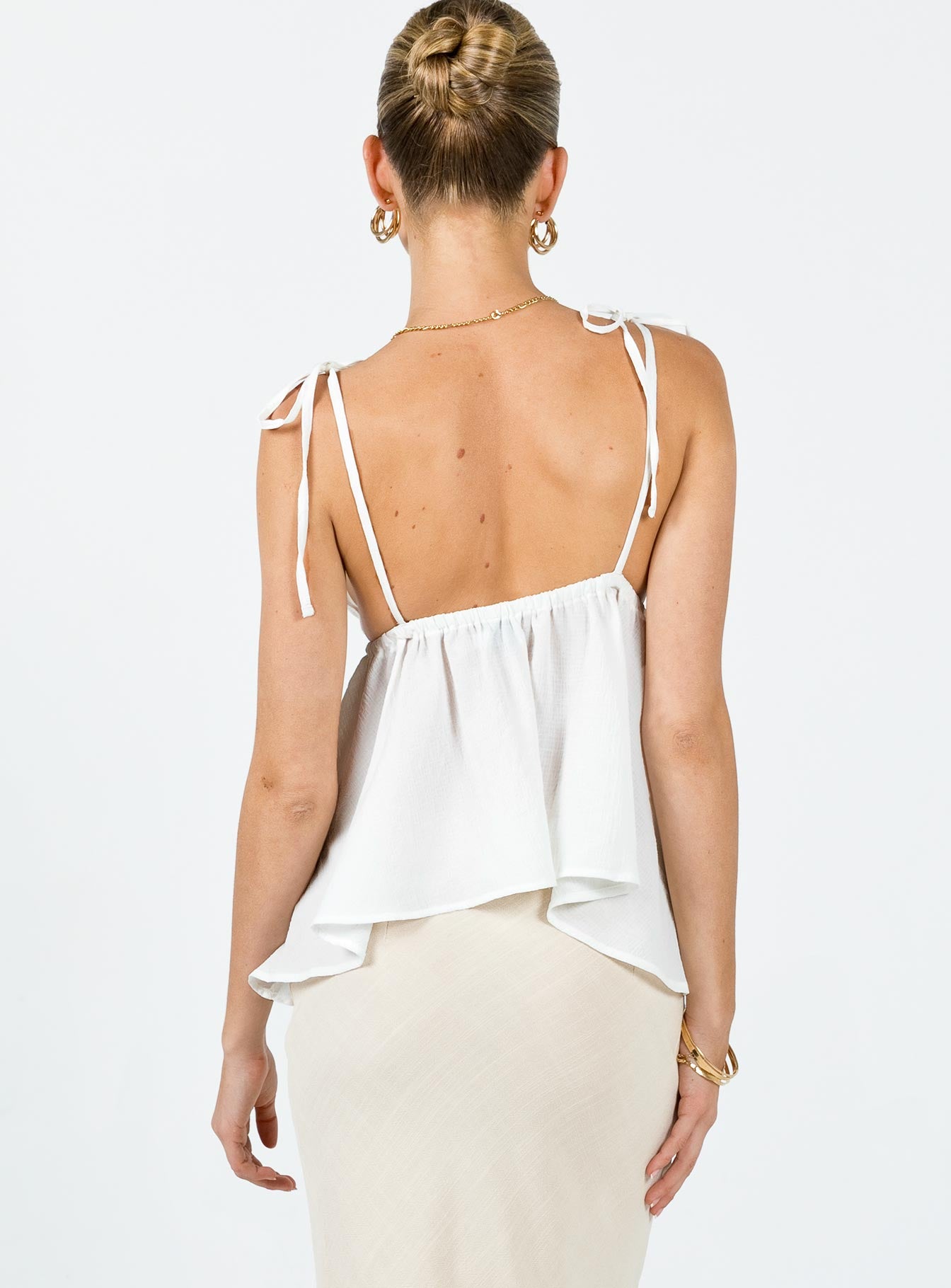 Hearts Flutter Top Ivory - Image 5