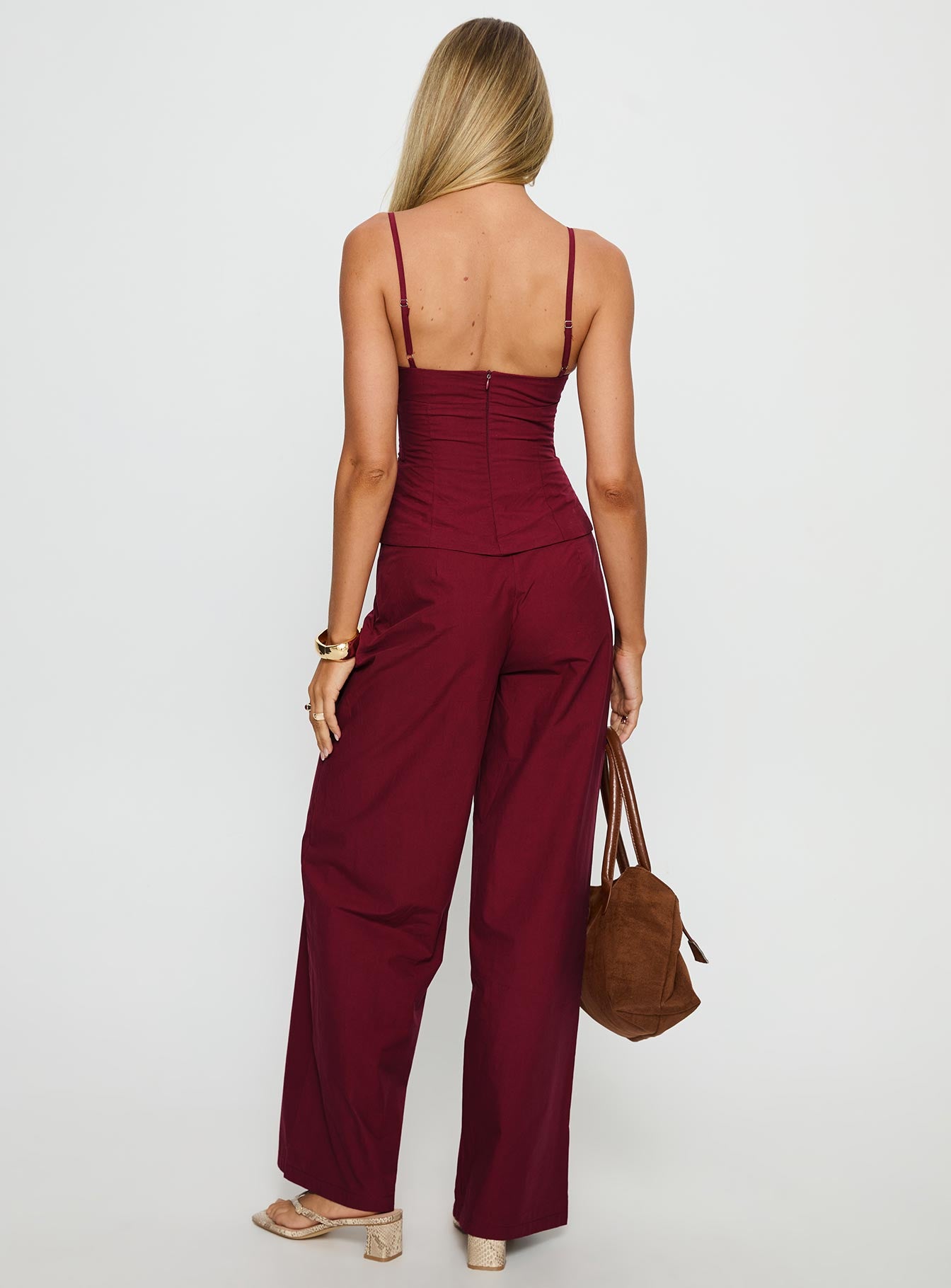 Kierstyn Corset Set Currant - Image 4