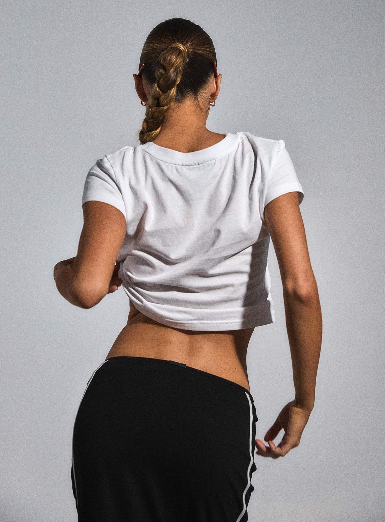 JGR & STN Mode Baby Tee White - Image 4