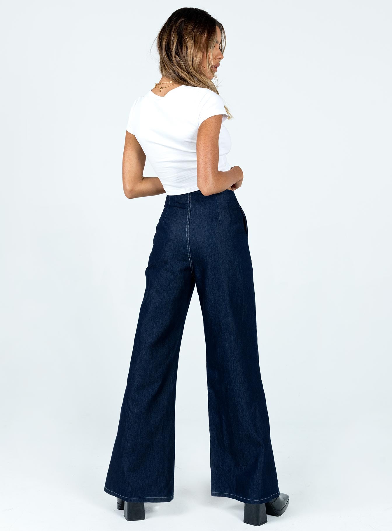 Misty Wide Leg Jeans Denim - Image 5