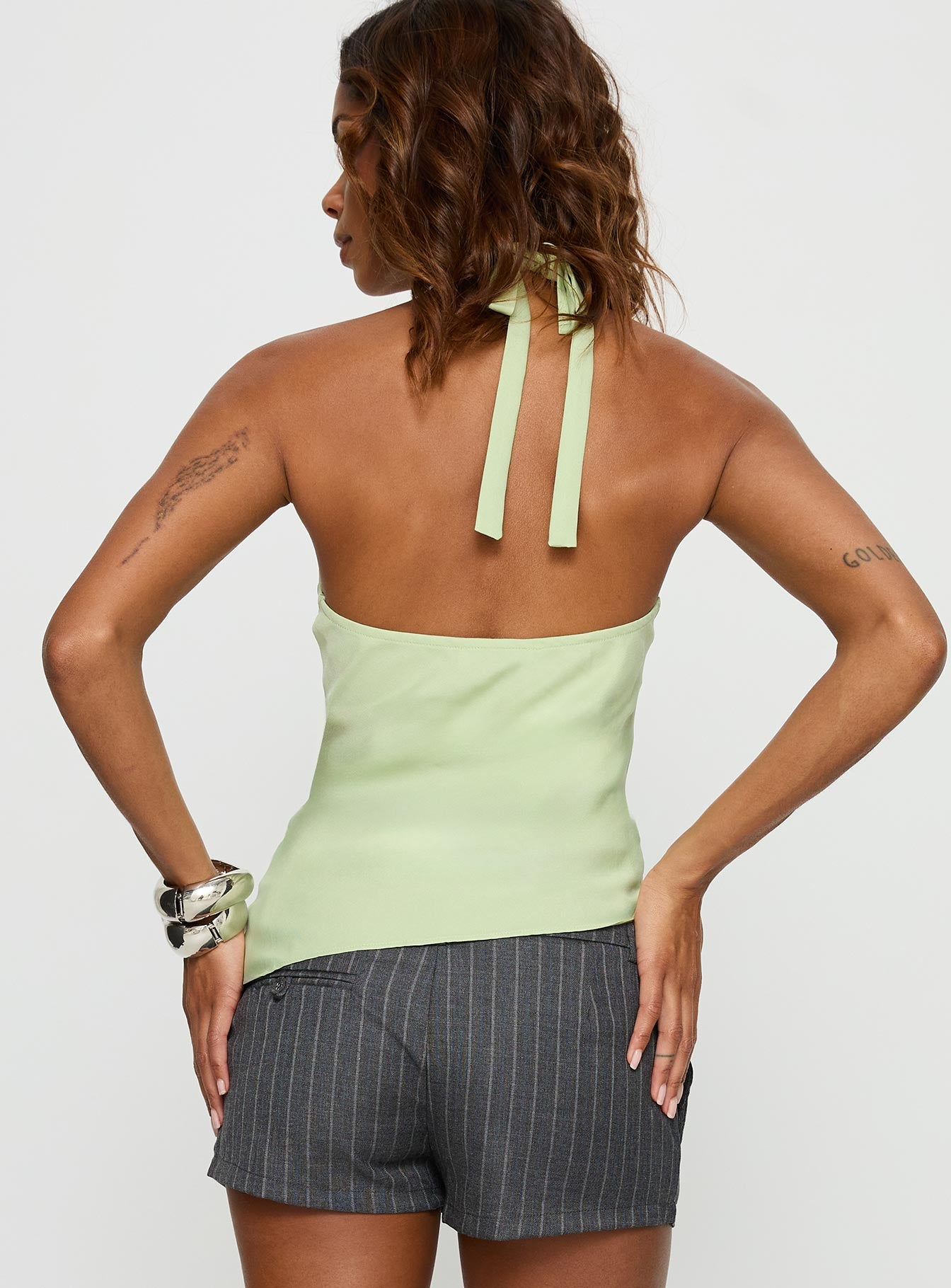 Clerissa Ring Detail Top Green - Image 4