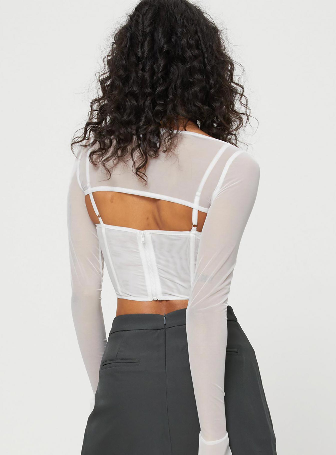 Archo Mesh Corset White - Image 5