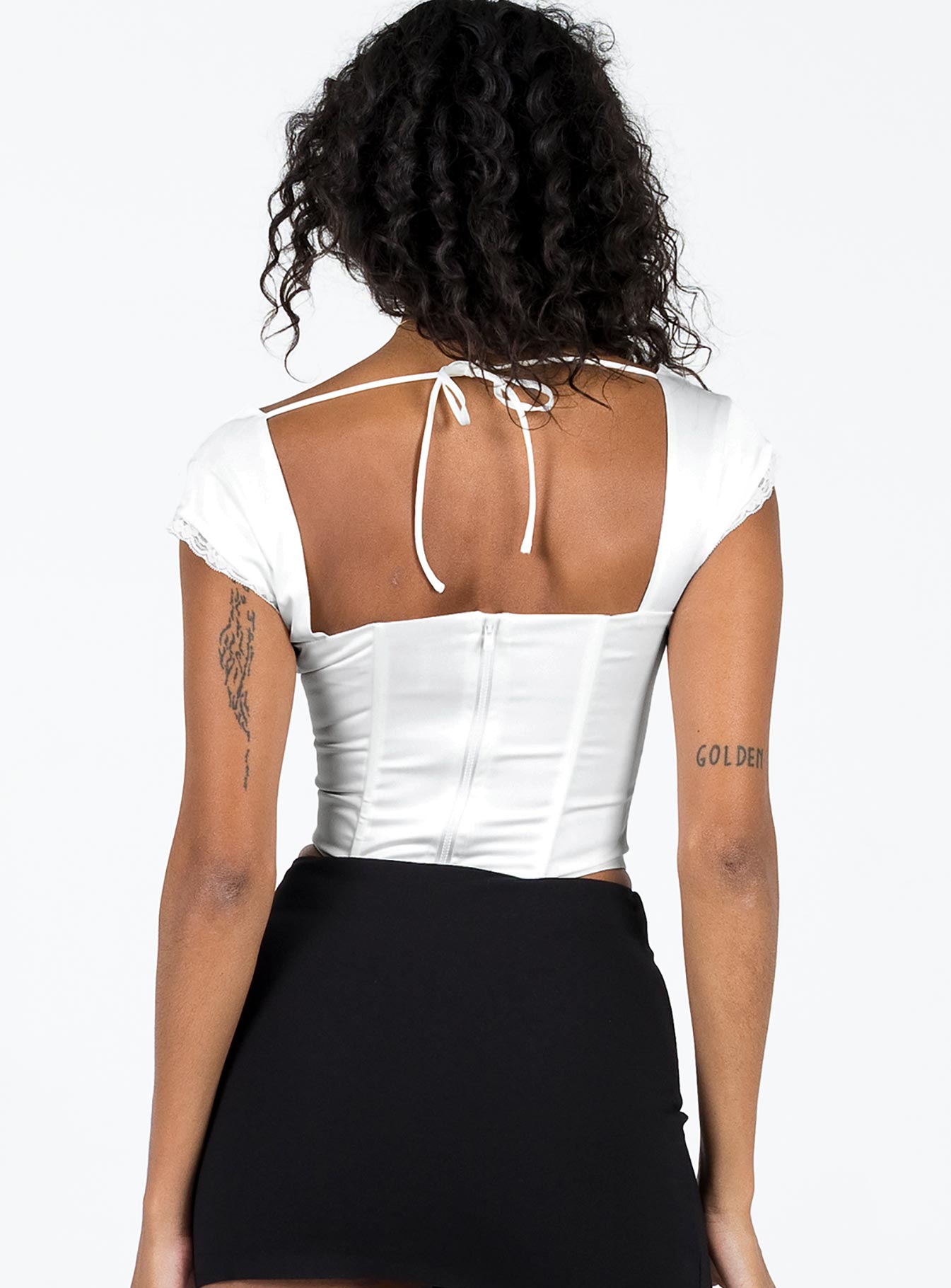 Langside Bodice Top Ivory - Image 5