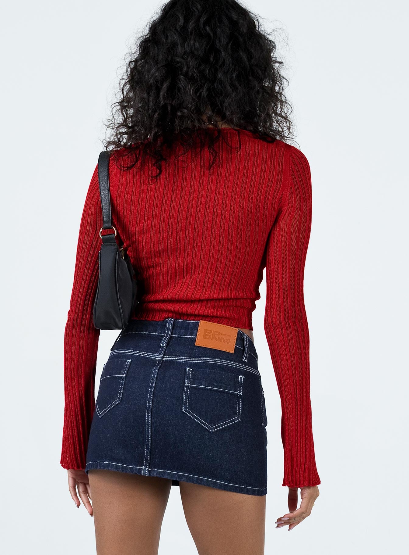 Mellow Long Sleeve Top Red - Image 5
