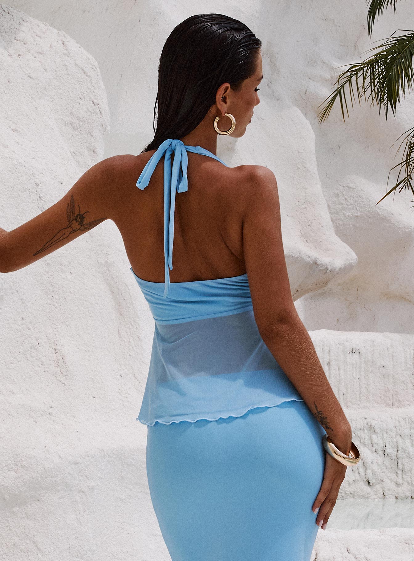 Electrified Hardware Detail Top Blue - Image 4