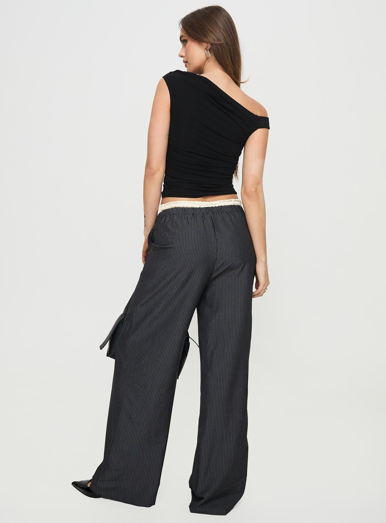 Seraphic Pants Charcoal Stripe - Image 5