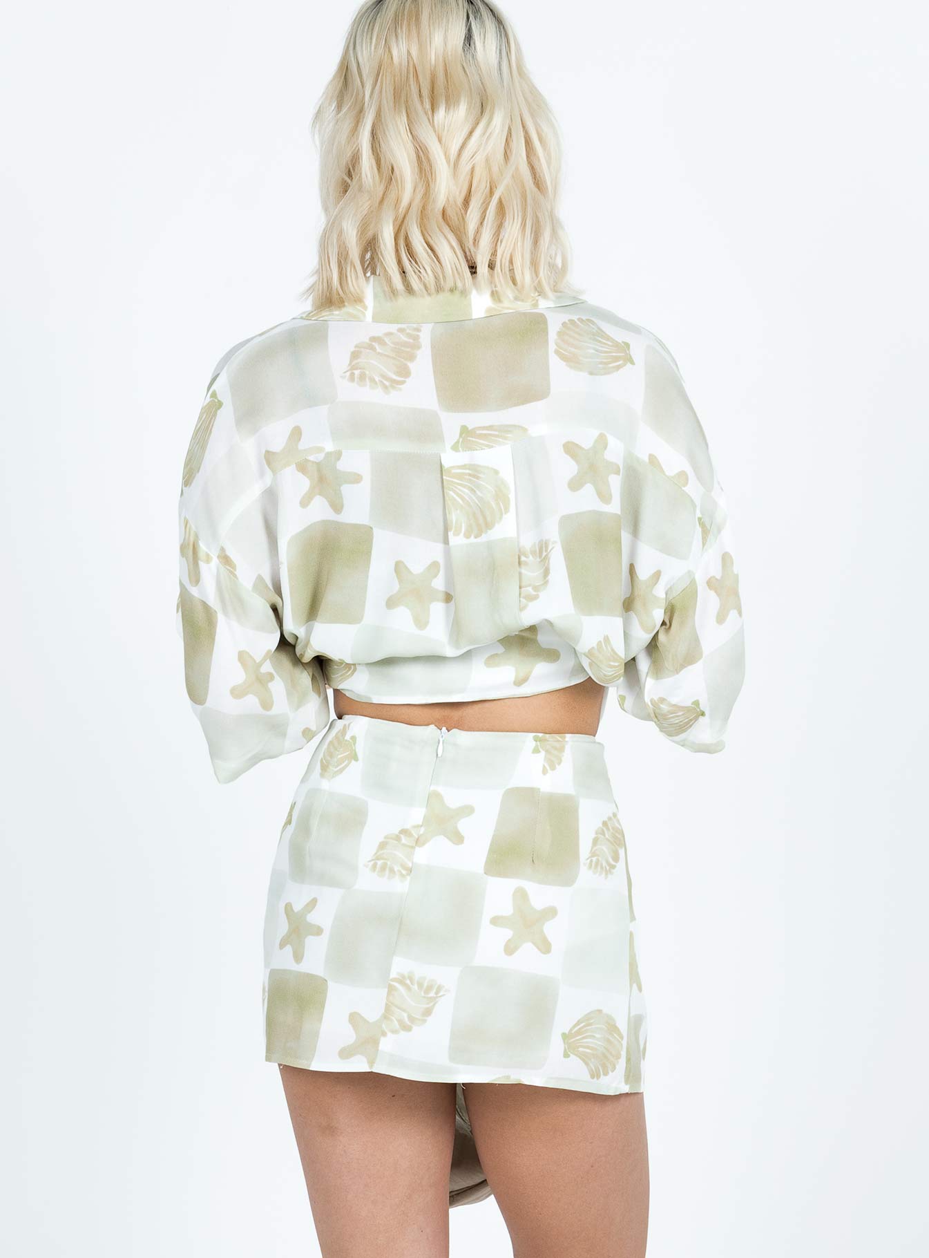 Caraliia Mini Skirt Green - Image 4