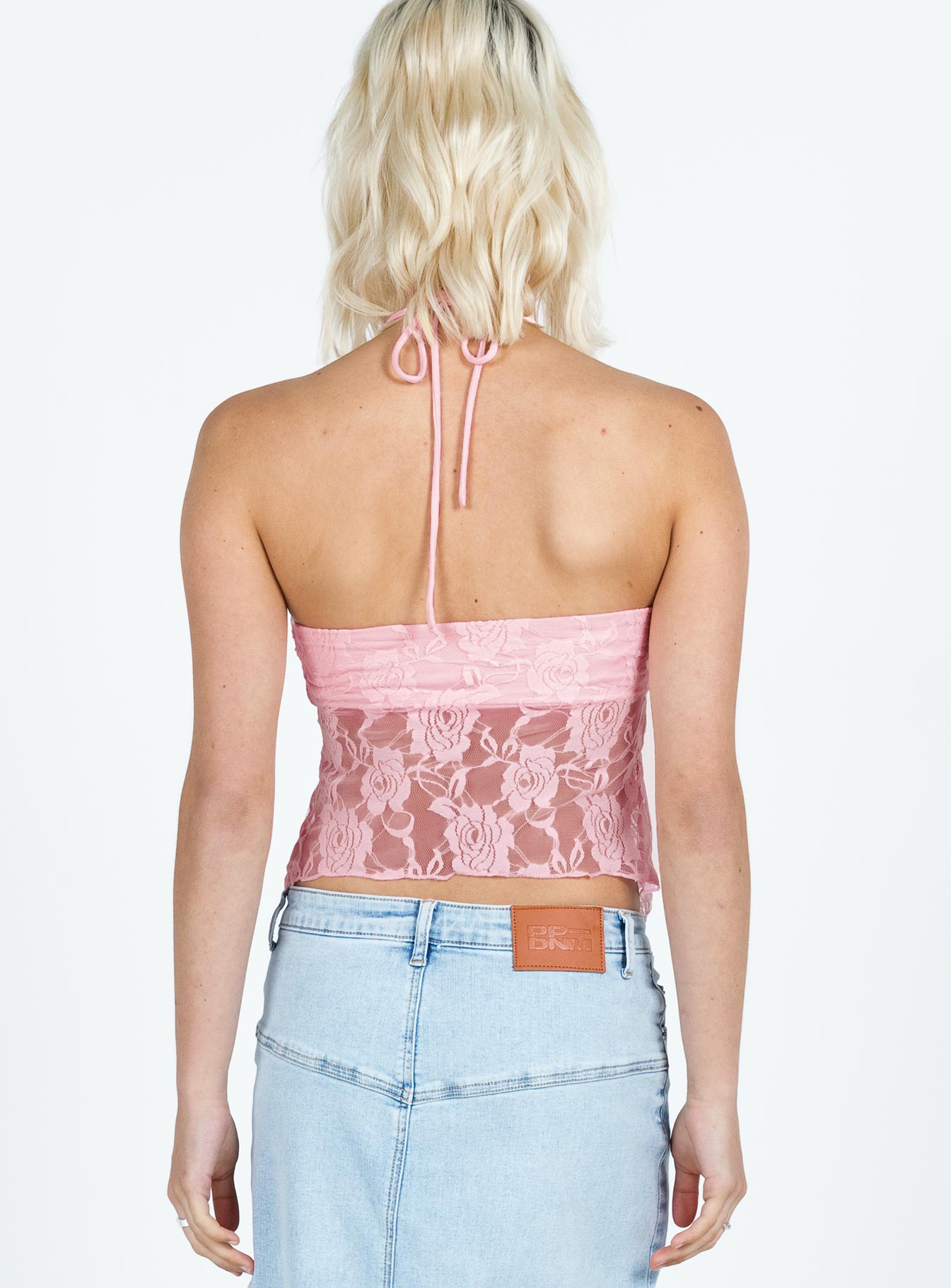 Velarde Lace Top Pink - Image 5