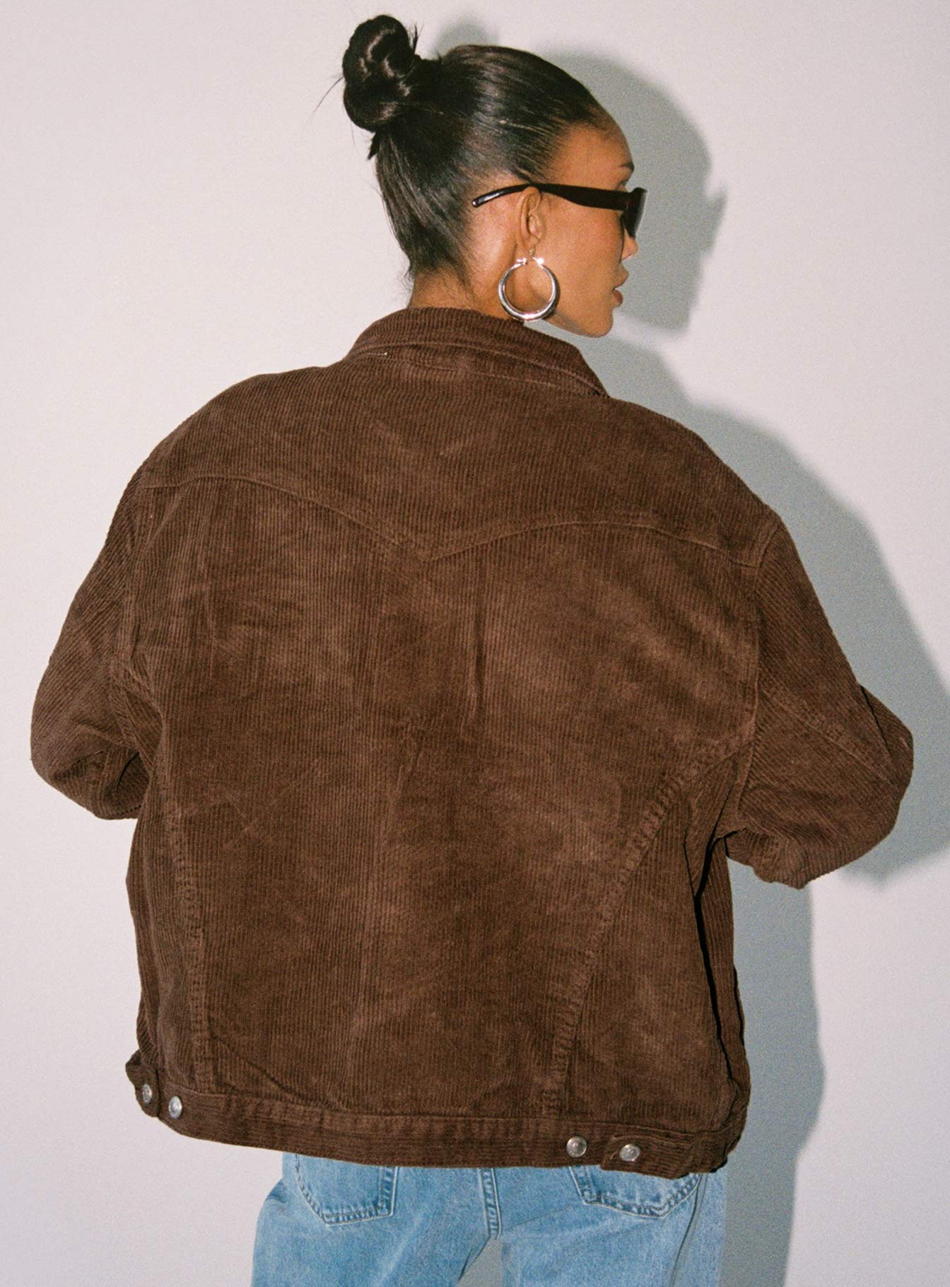Western Cord Jacket Brown - Image 5