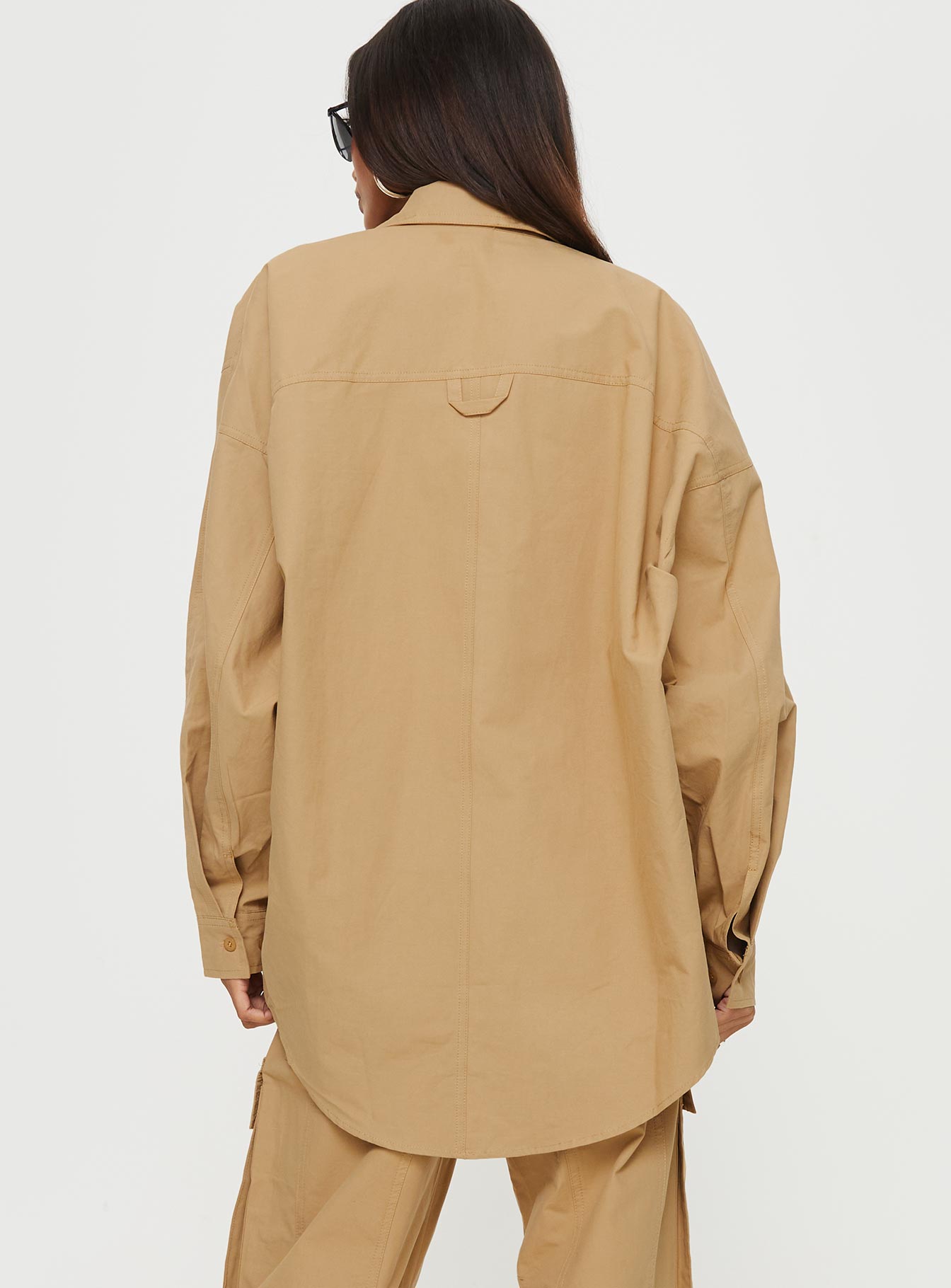 Bilbury Cargo Shacket Caramel - Image 5