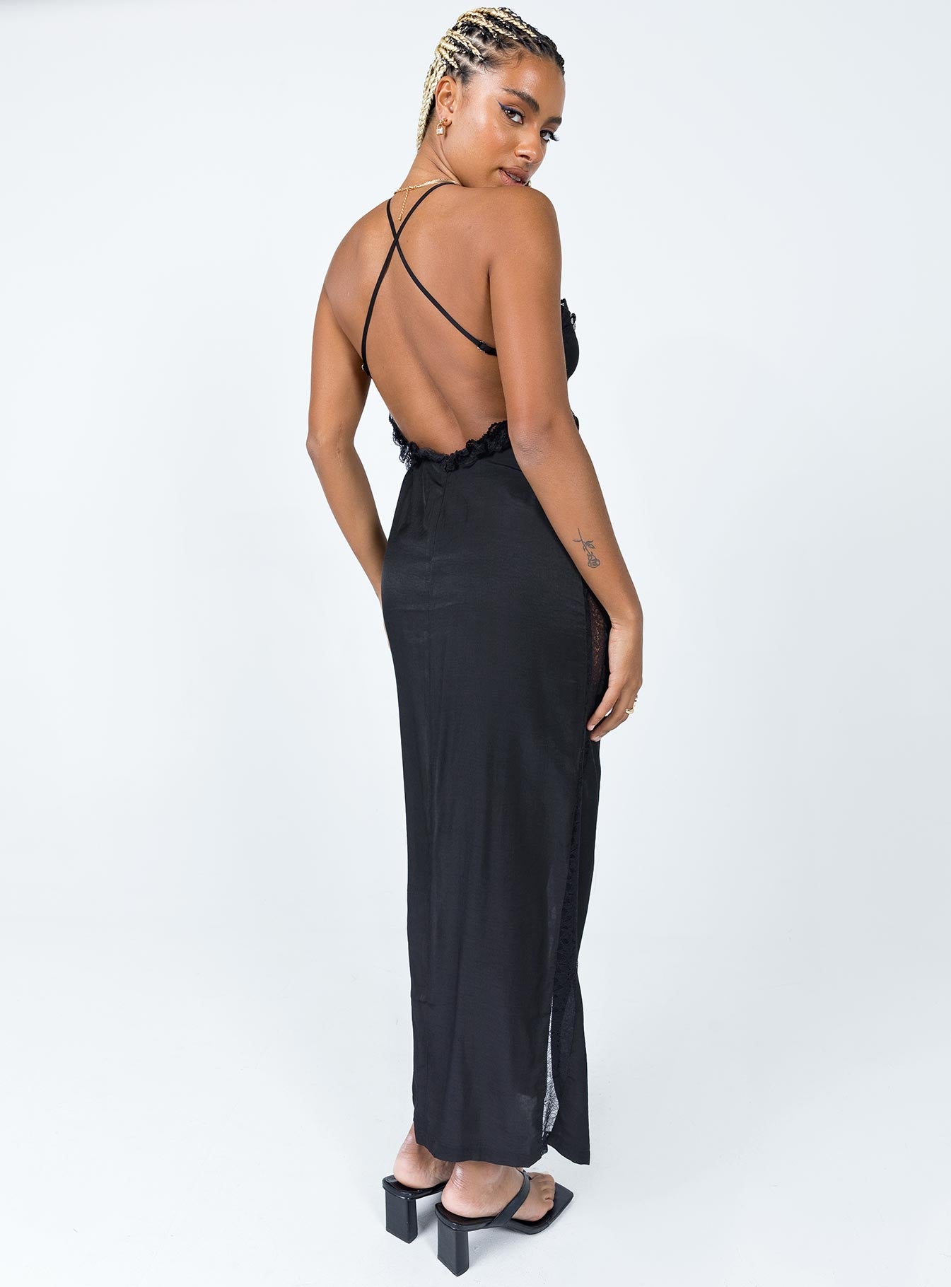 Hudson Maxi Dress Black - Image 5