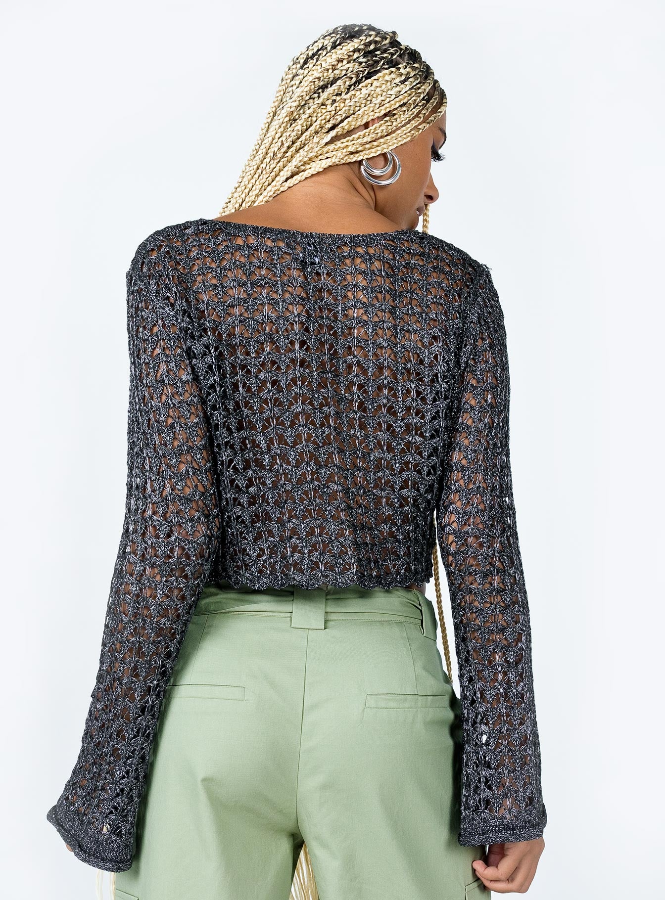 Mystical Long Sleeve Top Black - Image 5