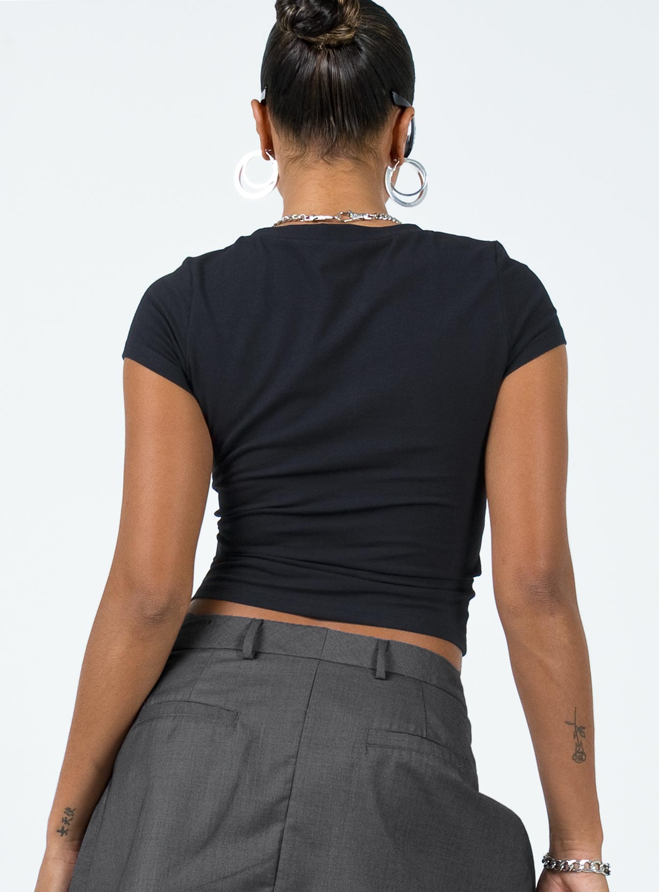 Roll The Dice Top Tee Black - Image 5