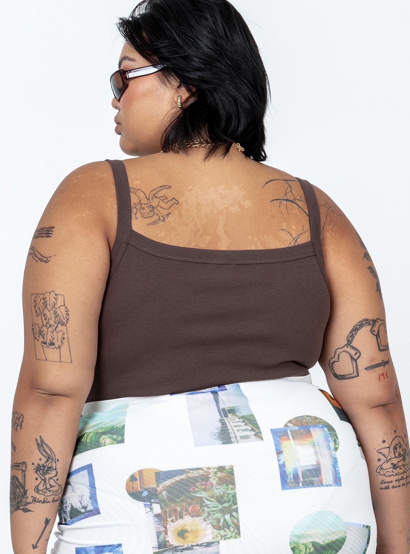 Lindsey Bodysuit Brown Curve - Image 5