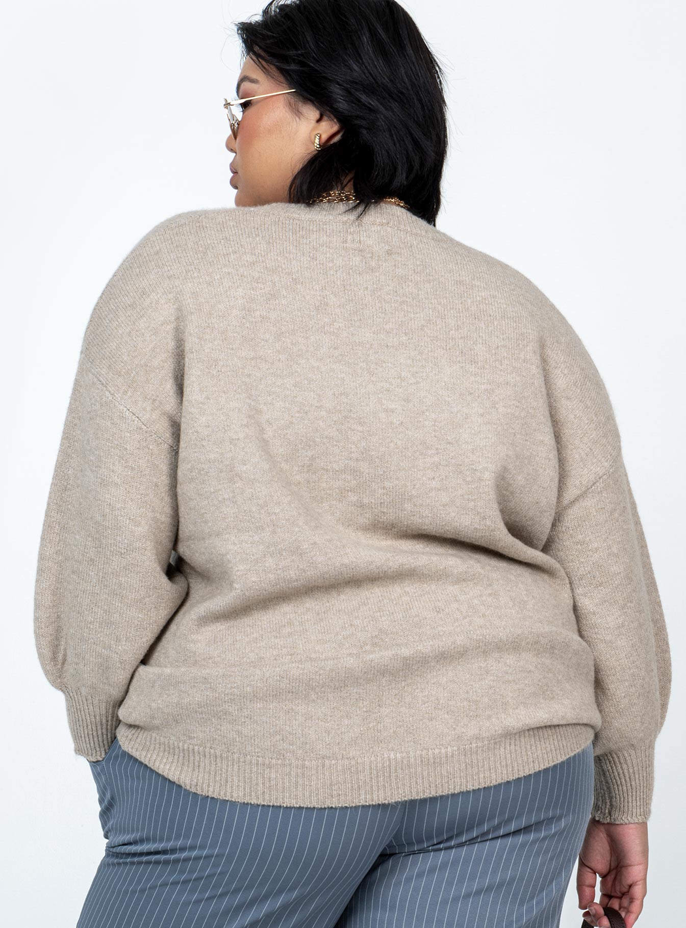 Ryanna Sweater Beige Curve - Image 5