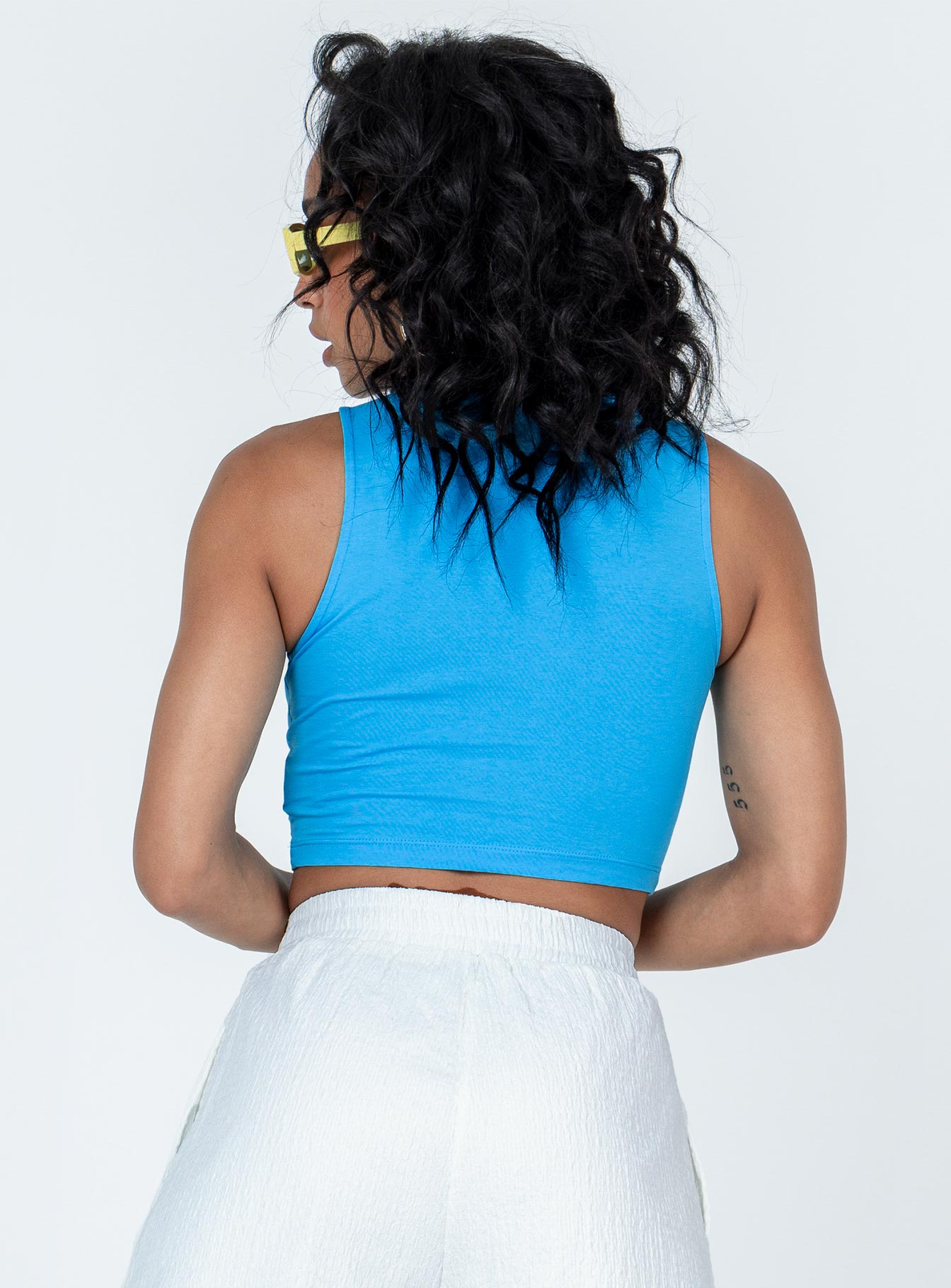 Never Chase Tank Top Blue - Image 5