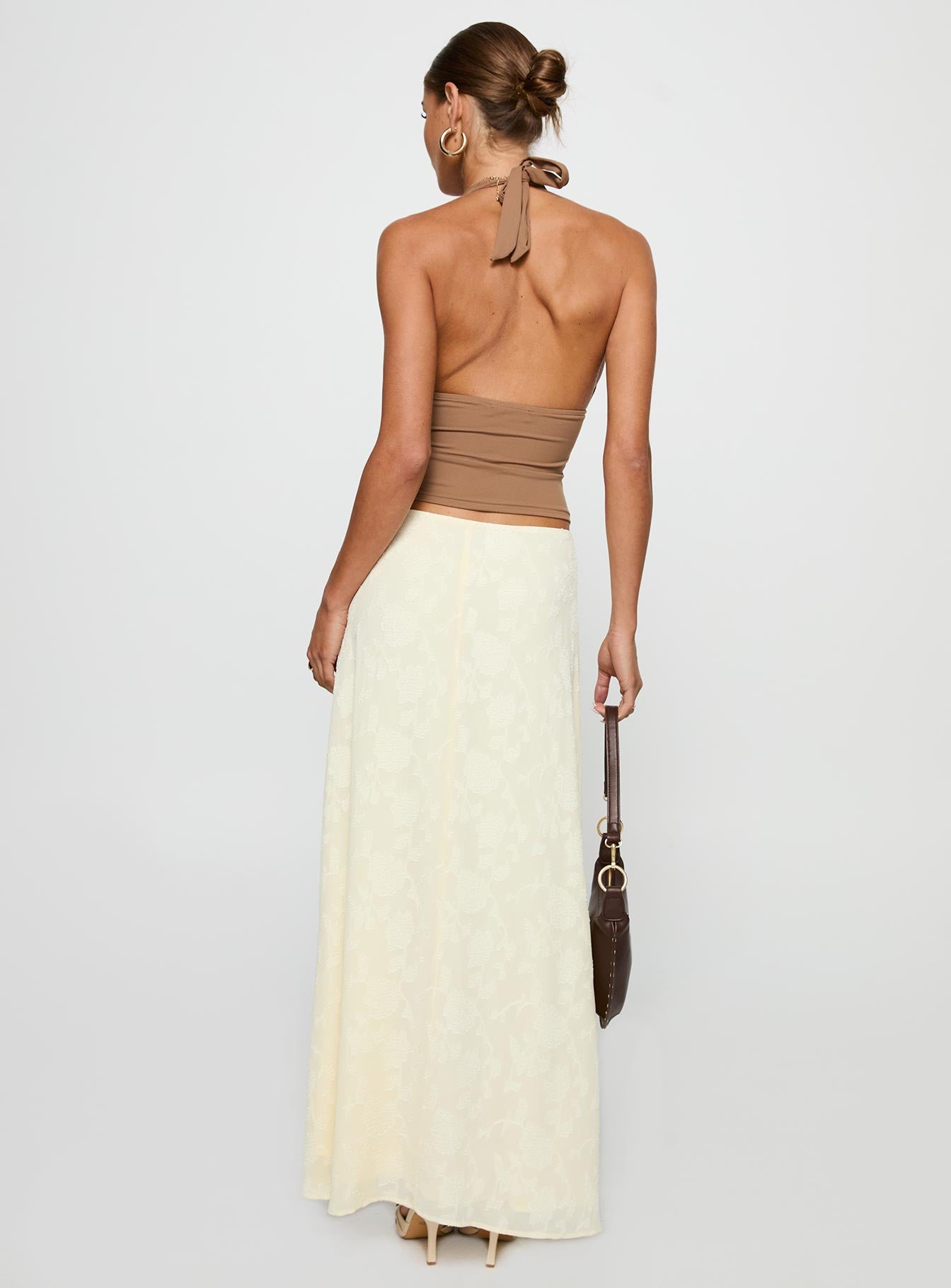 Su Casa Low Waist Maxi Skirt Yellow - Image 5