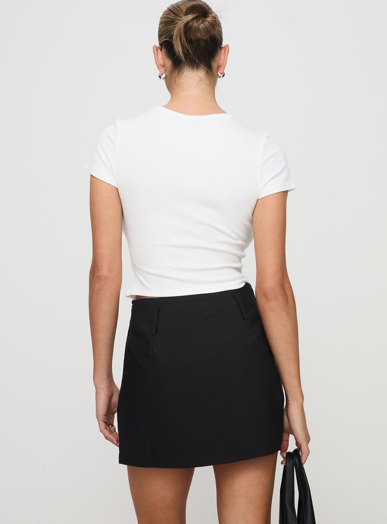 Grant My Wish Mini Skort Black - Image 5