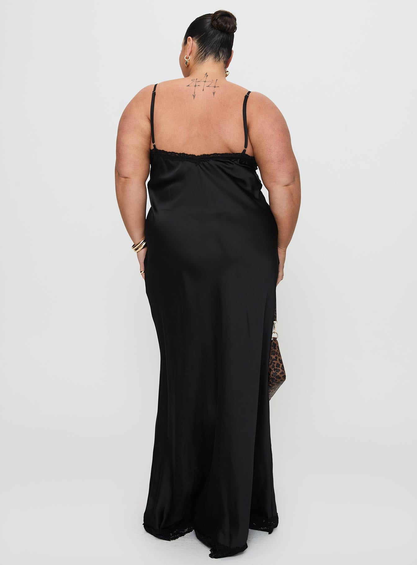 Jorjette Lace Maxi Dress Black - Image 9