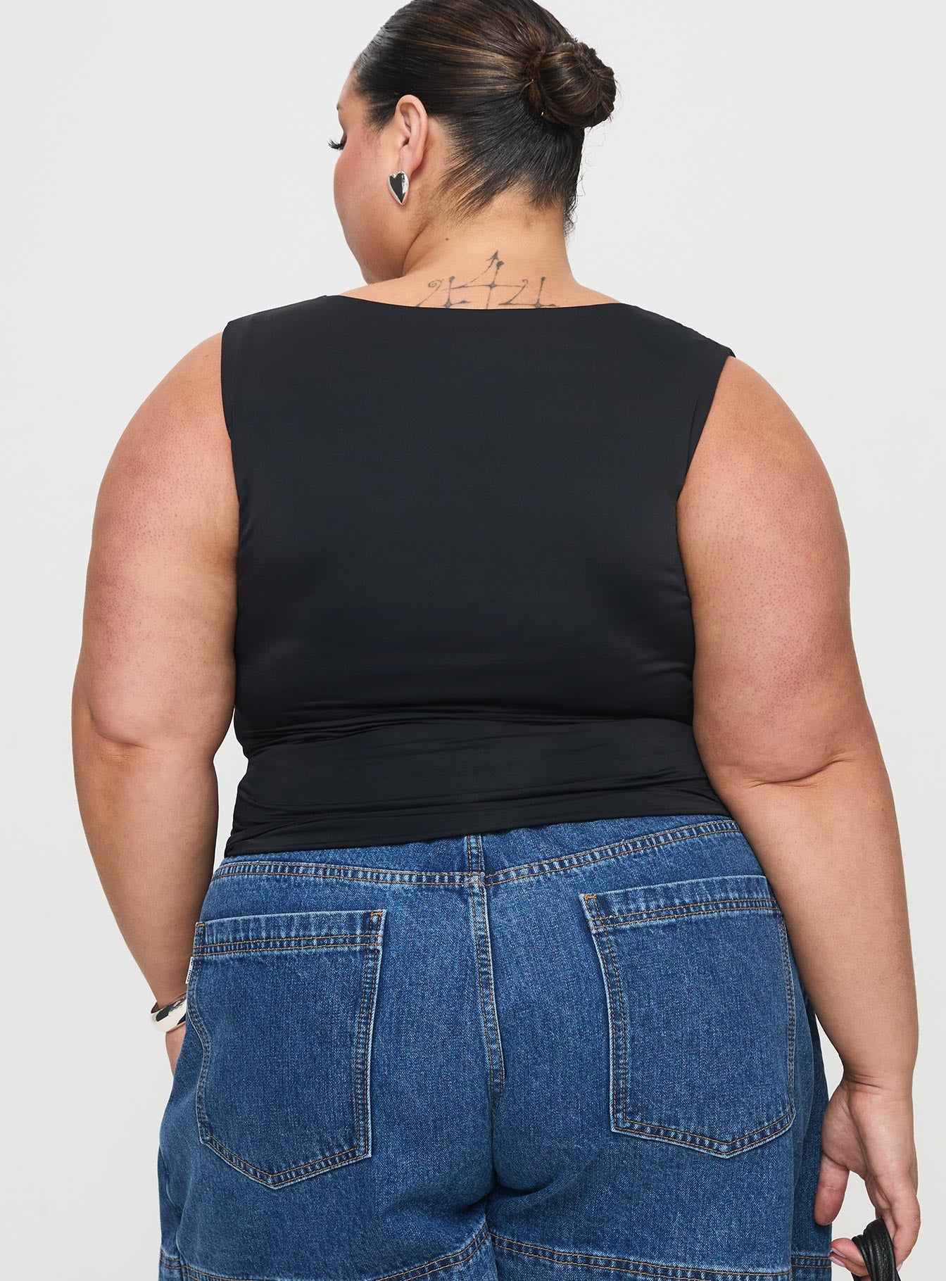 Back In Time Top Black / Pink Lace Curve - Image 5